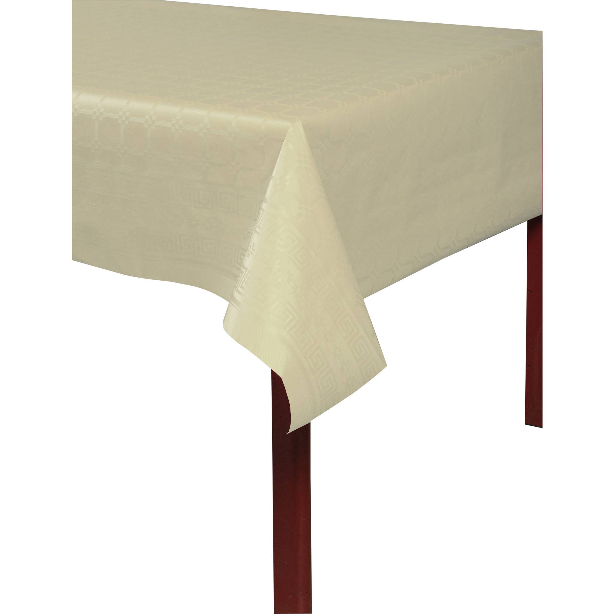 Pronappe 12x Papiertischdecke Rolle Damastprägung 6x1,18m Schnurbraun RD260668I