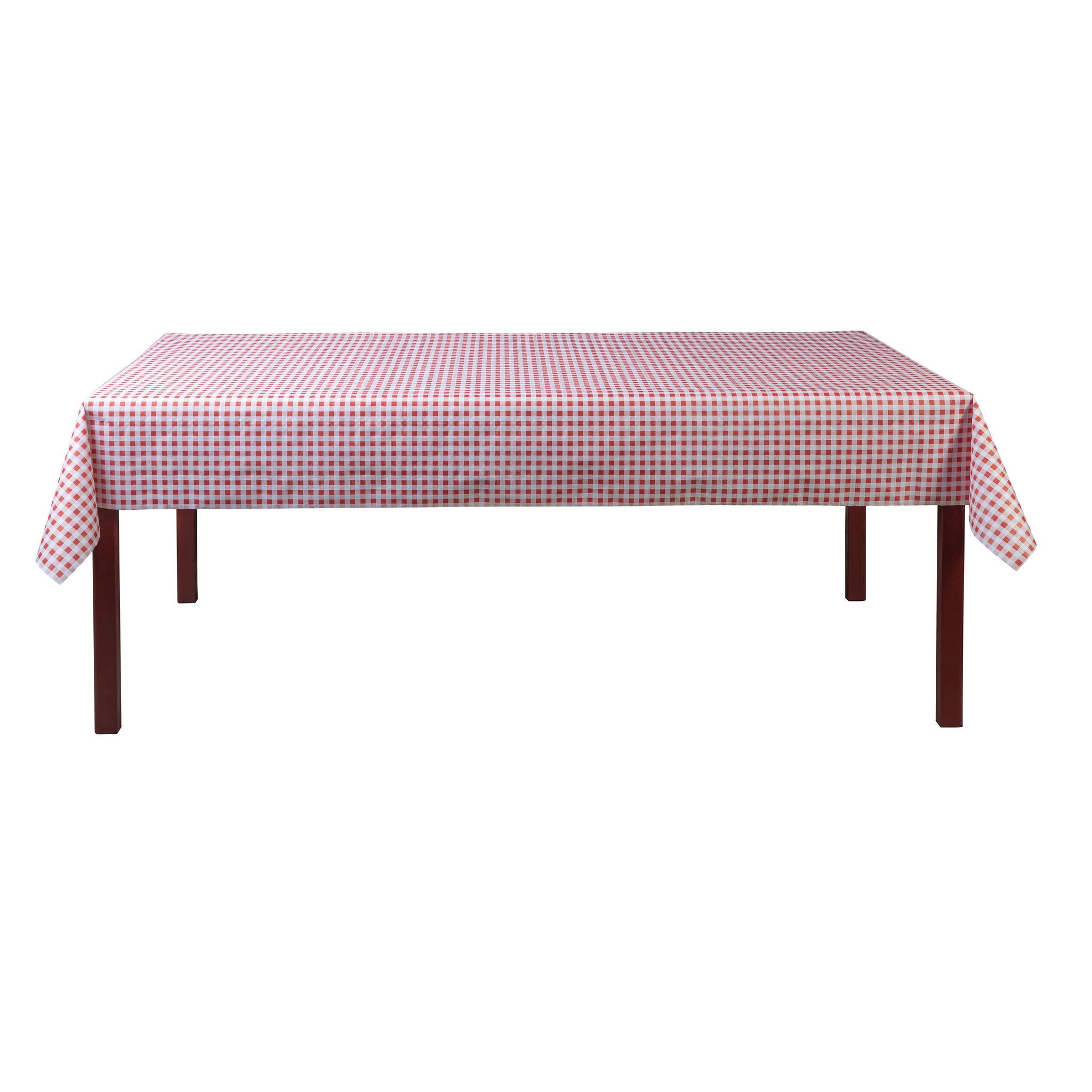 Pronappe 12x Papiertischdecke Rolle Damastprägung 6x1,18m - Vichy Rot RD260670I