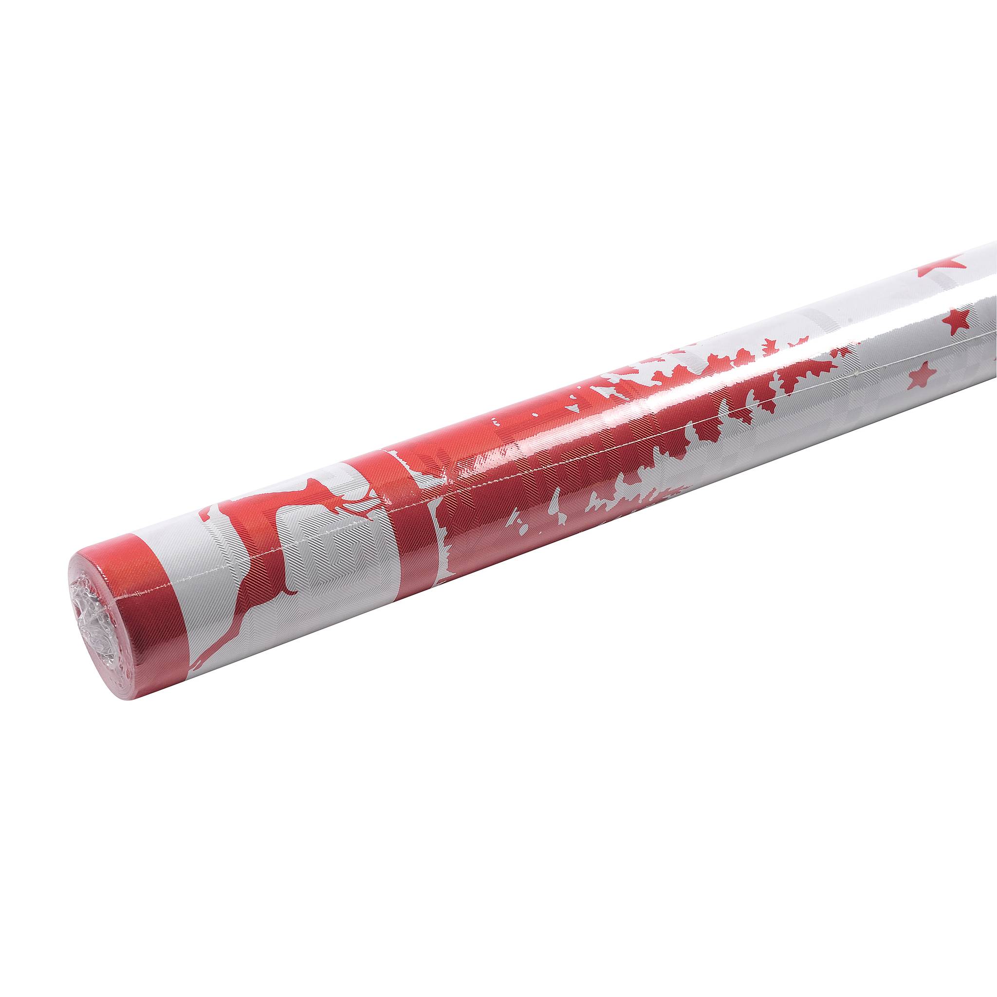 Pronappe 12x Papiertischdecke Rolle Damastprägung 6x1,18m Rot RD260681I