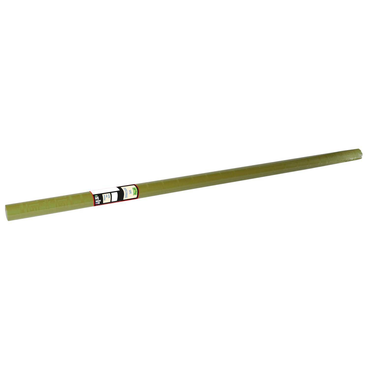 Pronappe 12x Papiertischdecke Rolle Damastprägung - 6x1,18m - Olivgrün RD260690I