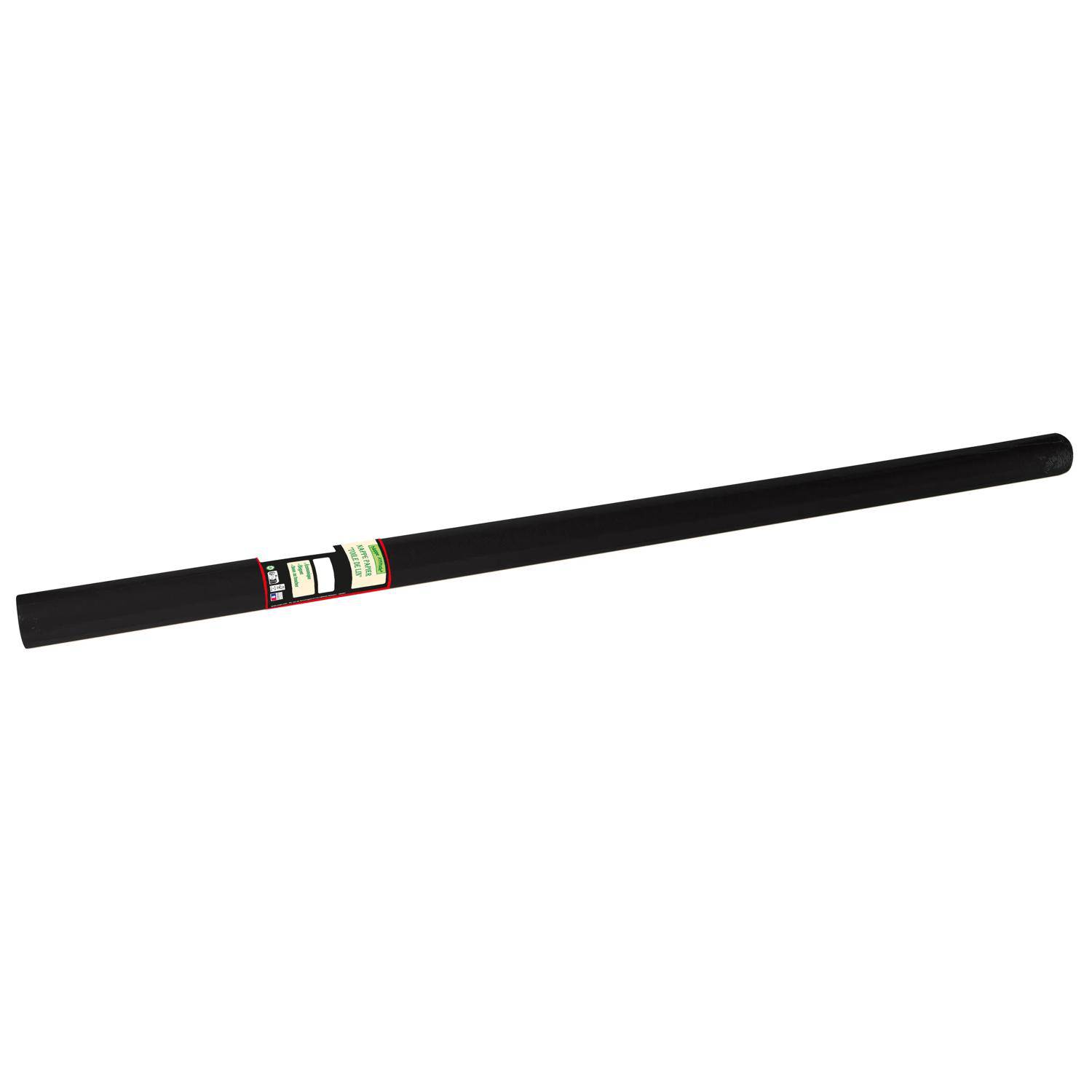 Pronappe 16x Tischdecke Rolle, geprägt, Leineneffekt 6x1,18m Schwarz RG360634I