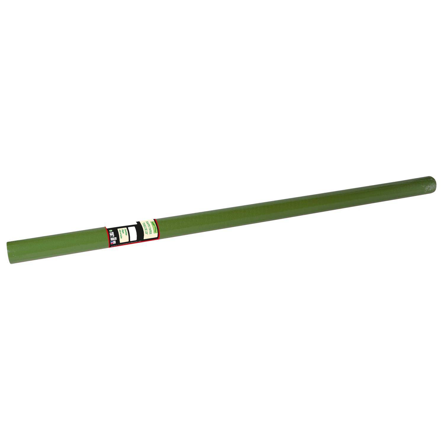 Pronappe 16x Tischdecke Rolle, geprägt, Leineneffekt 6x1,18m Olivgrün RG360690I