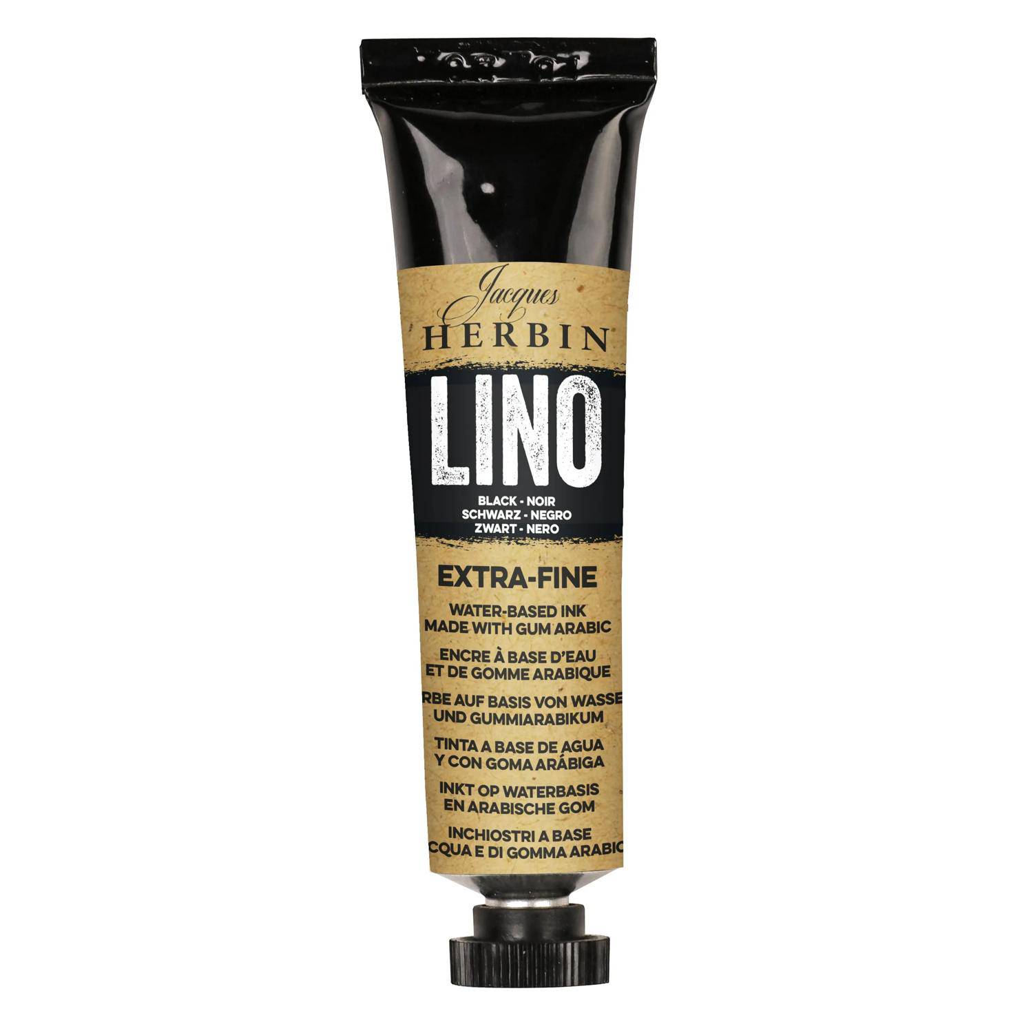 Jacques Herbin 3x Linolfarbe Tube 35 ml # sw 80509T
