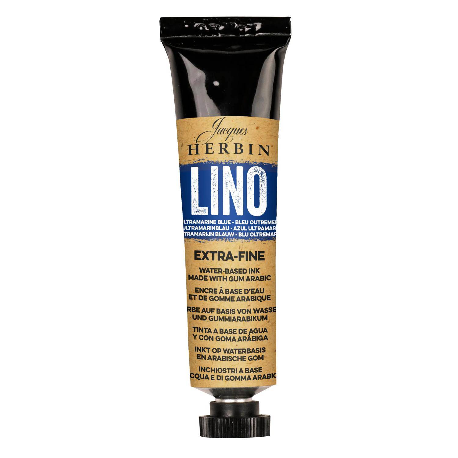 Jacques Herbin 3x Linolfarbe Tube 35 ml Ultramarinbl 80519T