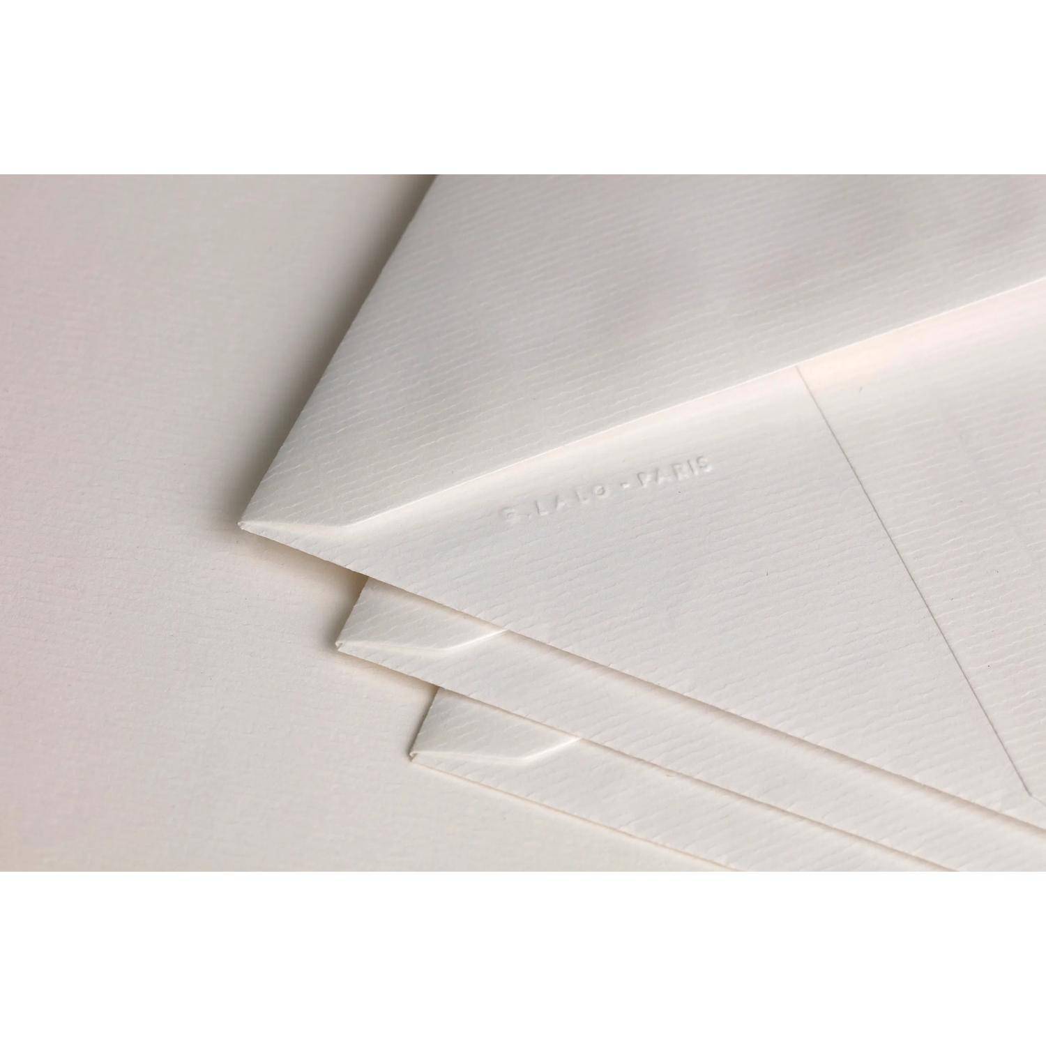 G.Lalo 5x Lalo, Packung mit 25 Karten Vergé de France, 85x135mm - Weiß 67300L