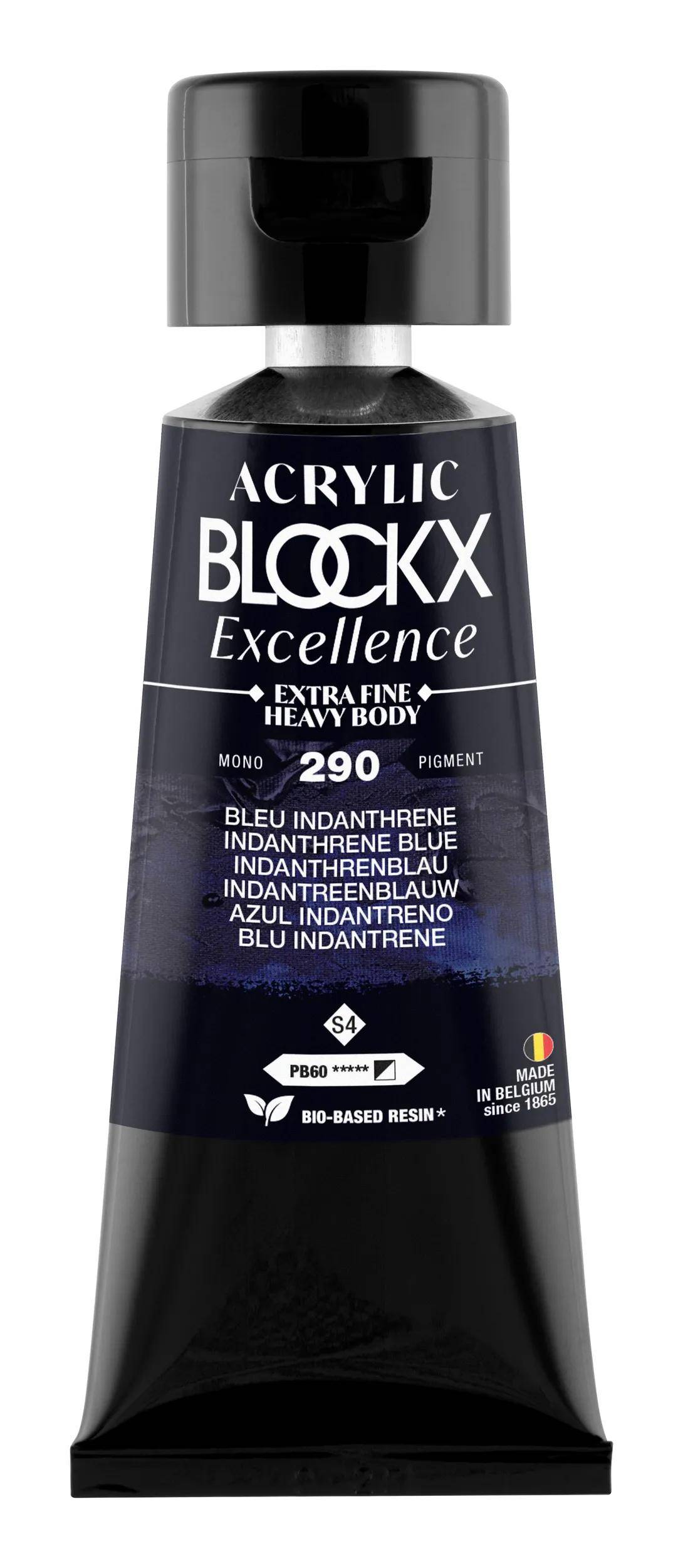 Blockx 3x Acryl EF Indanthrenblau S4 75 ml 71290BXC