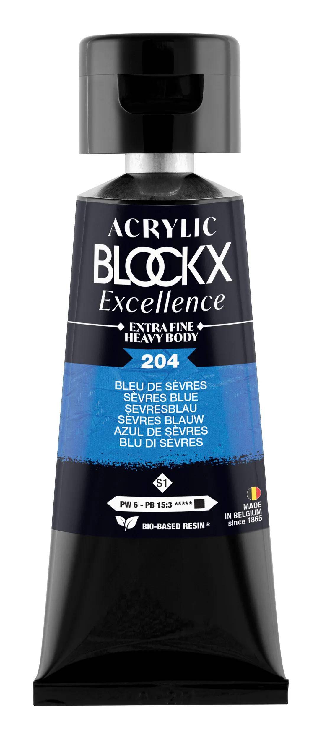 Blockx 3x Acryl EF Sevresblau S1 75 ml 71204BXC
