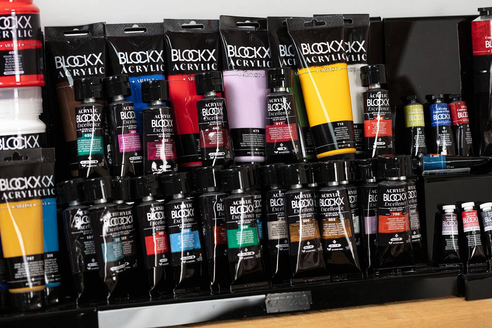 Blockx 3x Acryl EF Hellbrauner Ocker S1 75ml 71852BXC