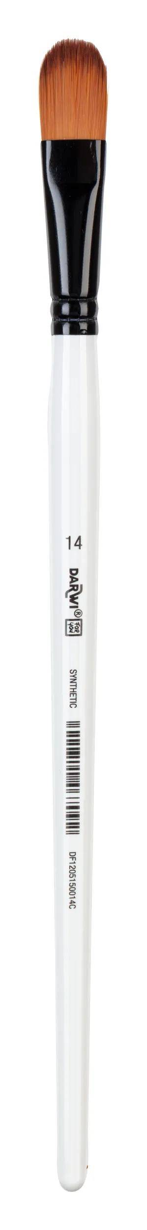 Darwi 12x DFY Filbertpinsel 13,5 mm T 14 DF1205150014C