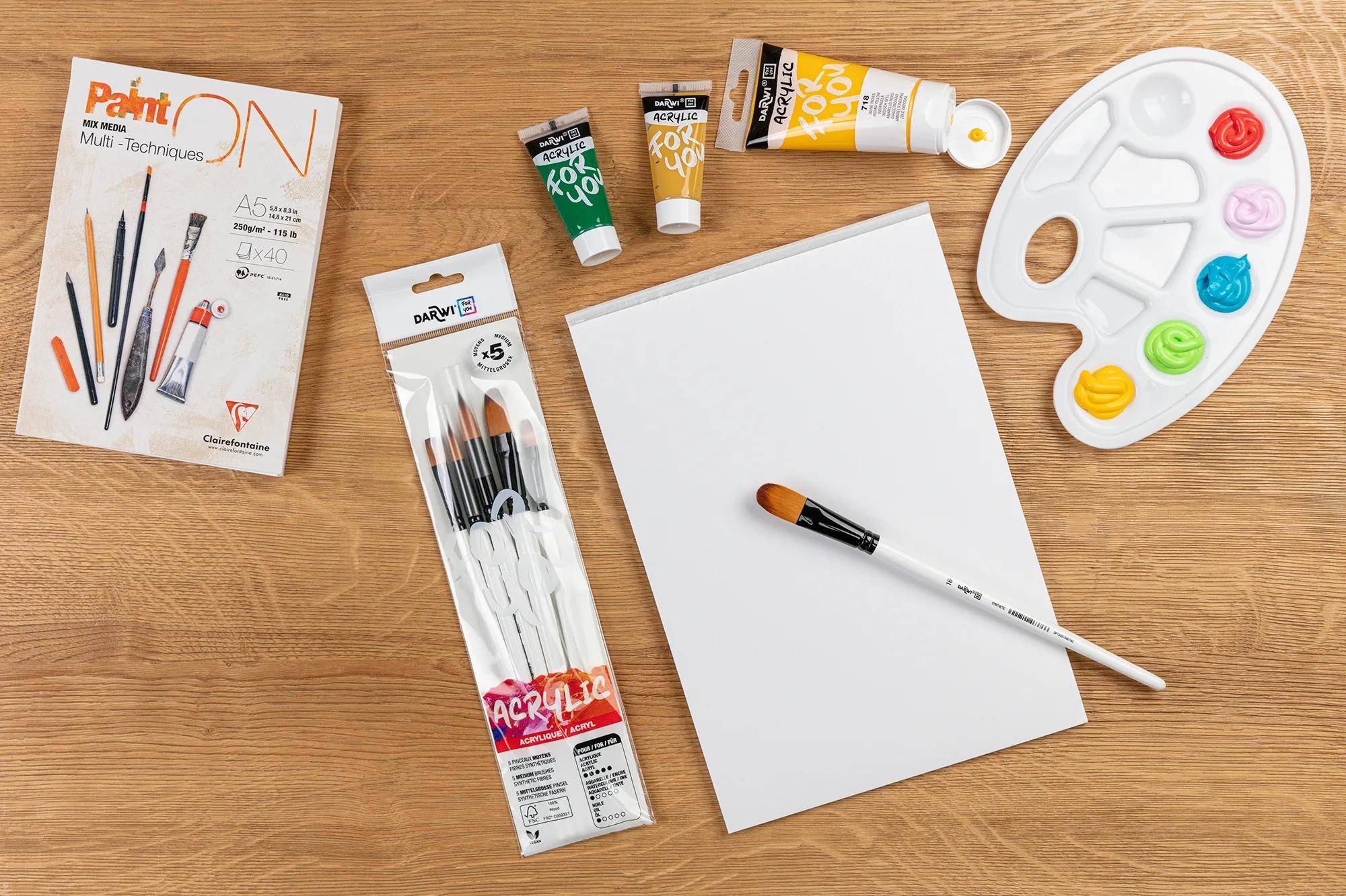 Darwi 12x DFY Flachpinsel 14 mm T 14 DF1305150014C