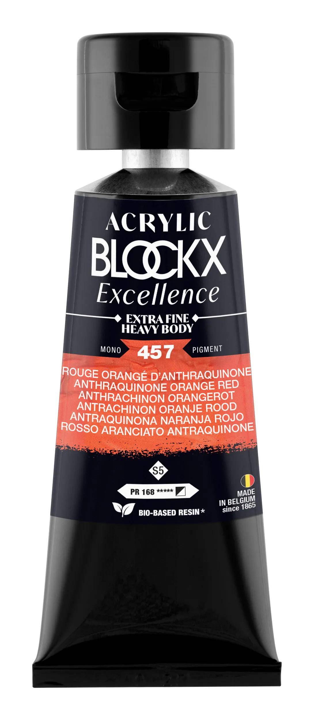 Blockx 3x Acryl EF Anth Orangerot S5 75 ml 71457BXC