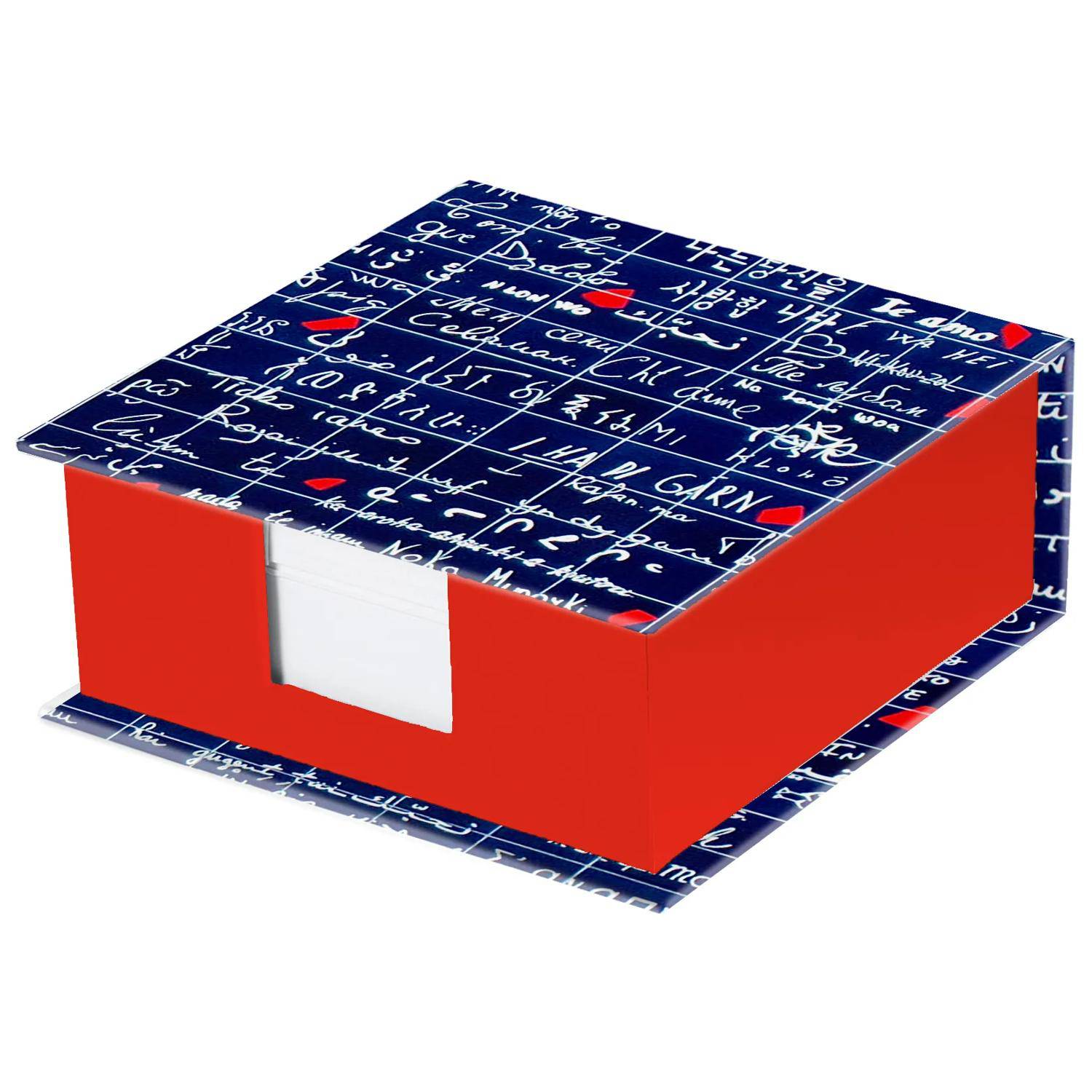 Clairefontaine 4x Memoblock 11x11x4cm, 300 Bl blanko 9,8x9,8 cm 116324C