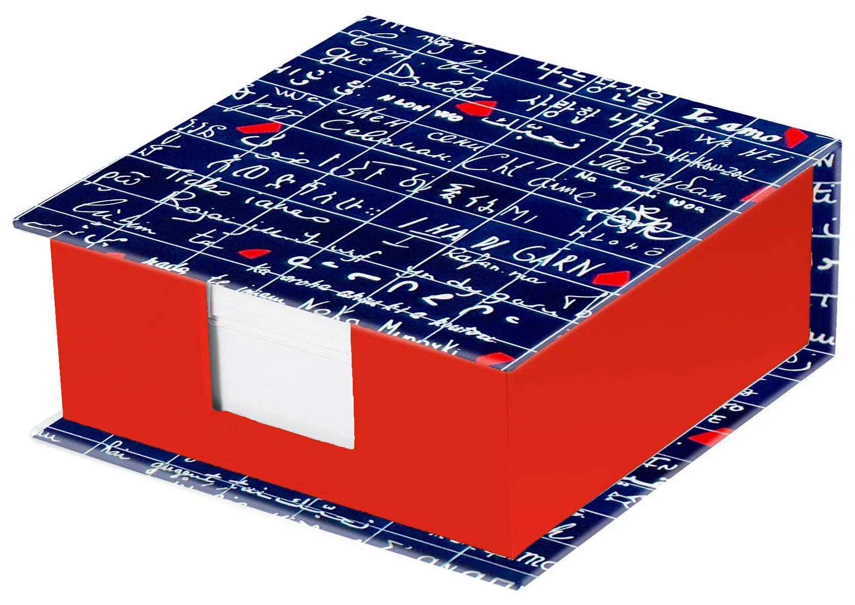 Clairefontaine 4x Memoblock 11x11x4cm, 300 Bl blanko 9,8x9,8 cm 116324C