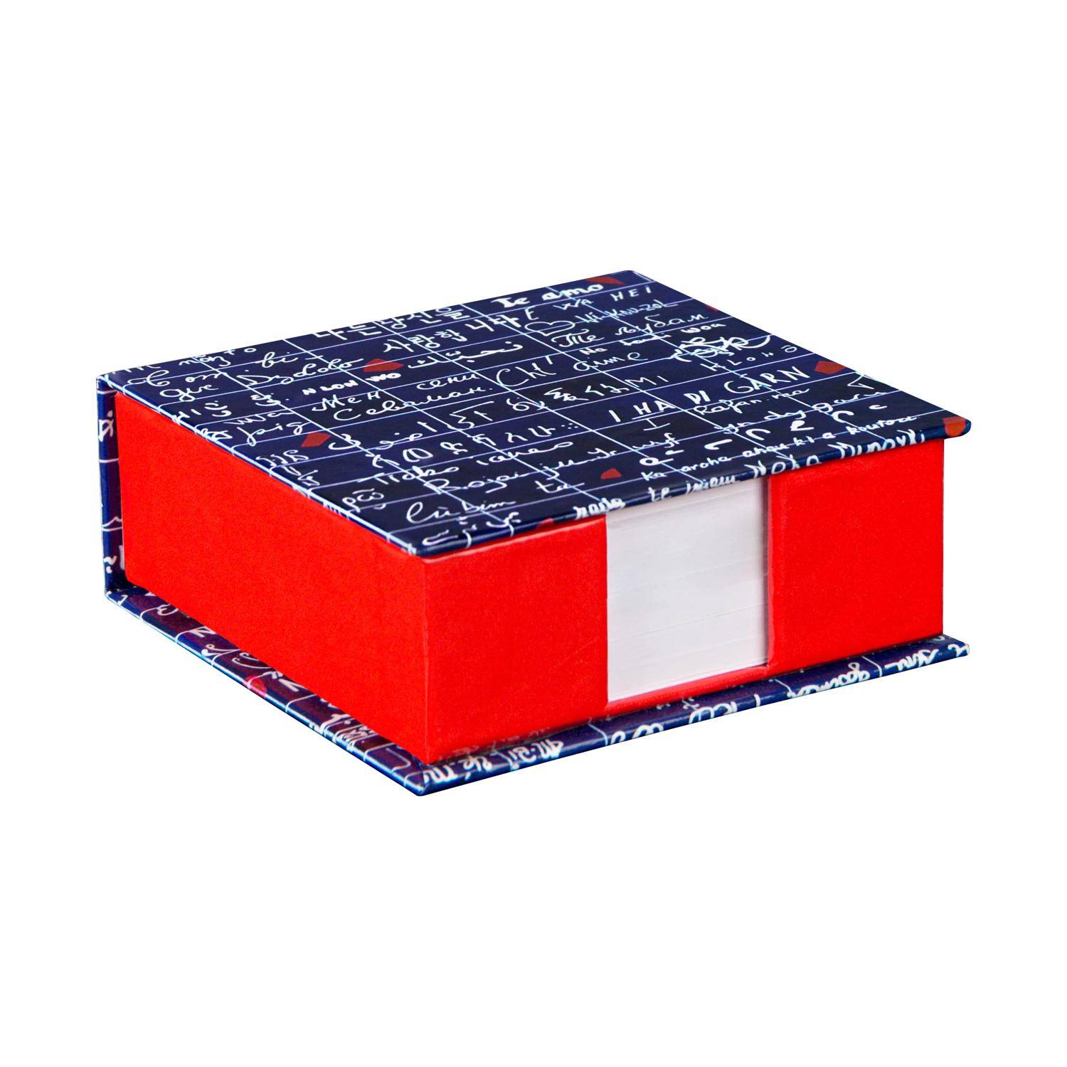 Clairefontaine 4x Memoblock 11x11x4cm, 300 Bl blanko 9,8x9,8 cm 116324C