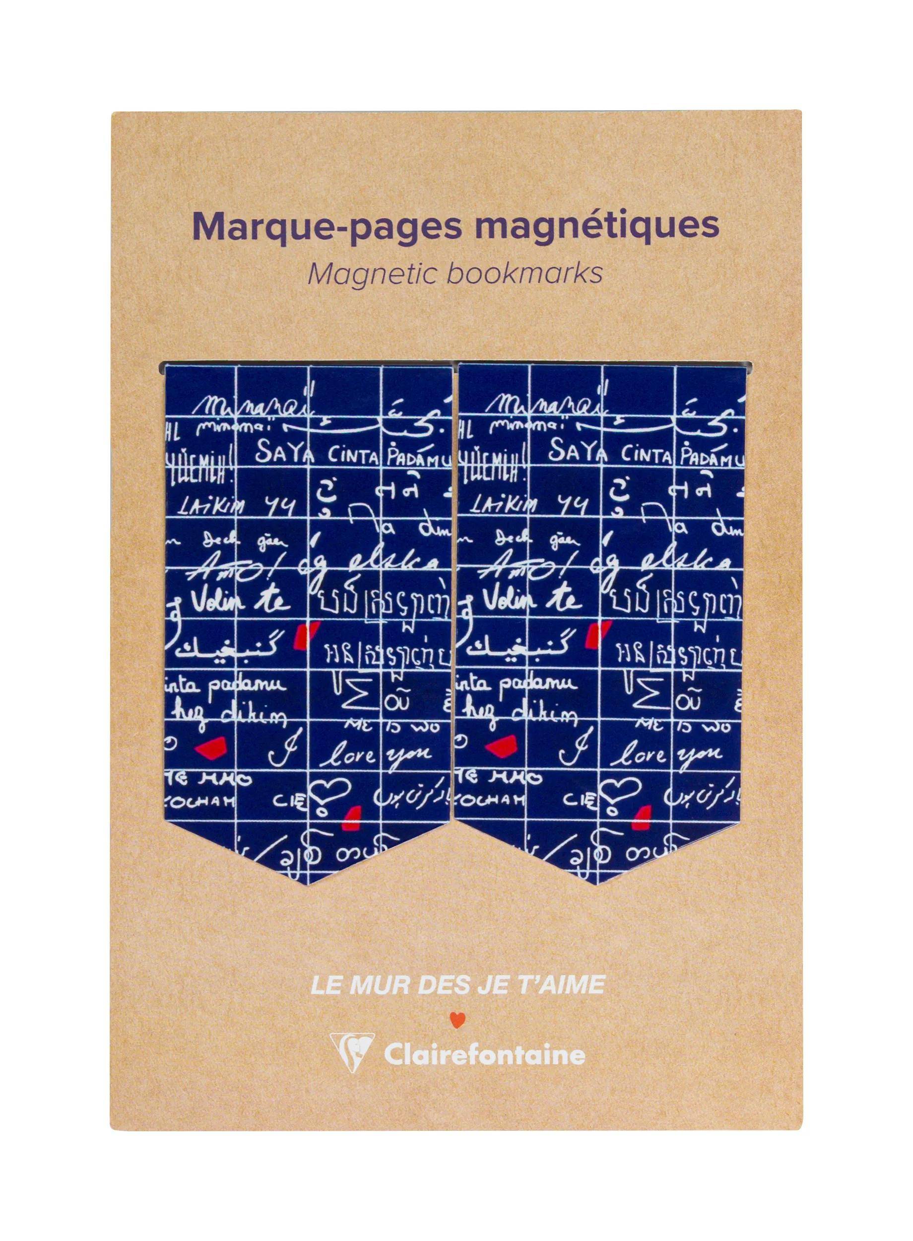 Clairefontaine 10x 2 magnetische Lesezeichen 10,5x15,5cm - 116325C