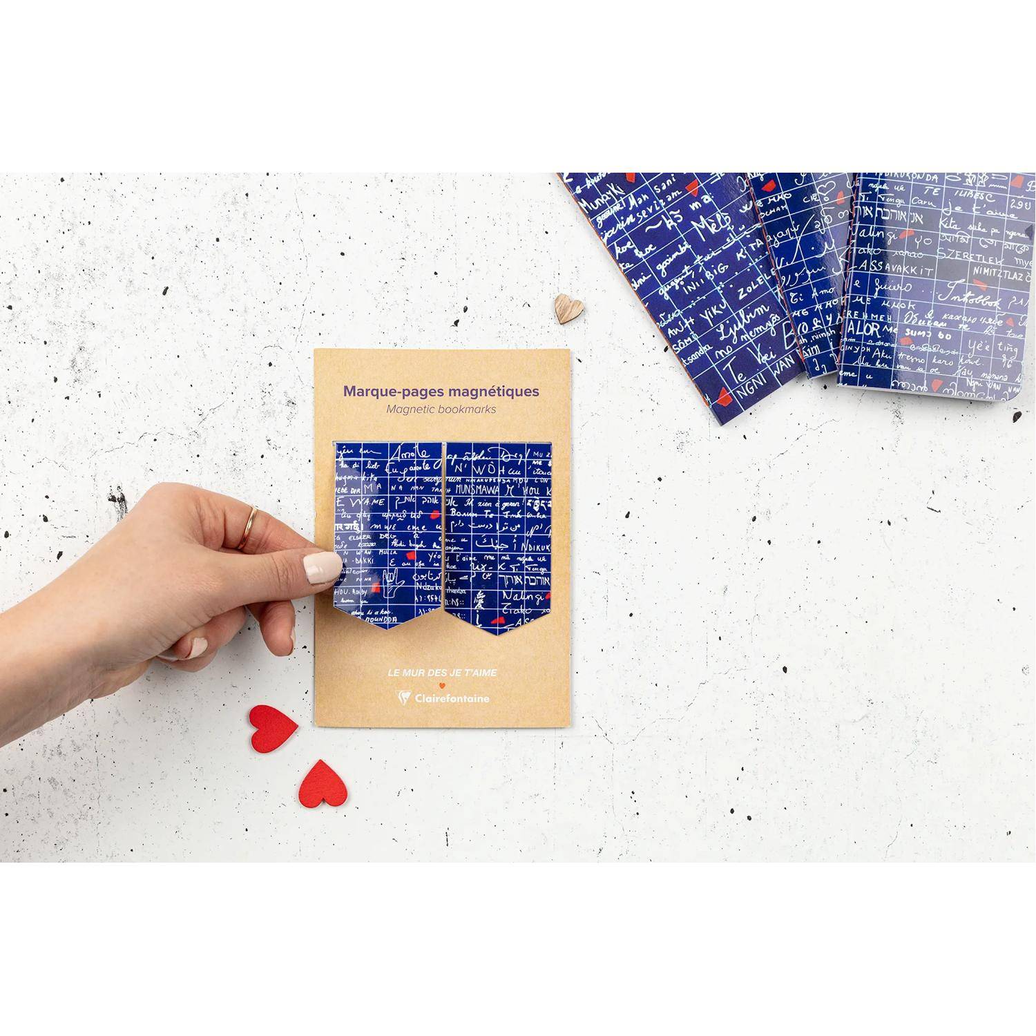 Clairefontaine 10x 2 magnetische Lesezeichen 10,5x15,5cm - 116325C