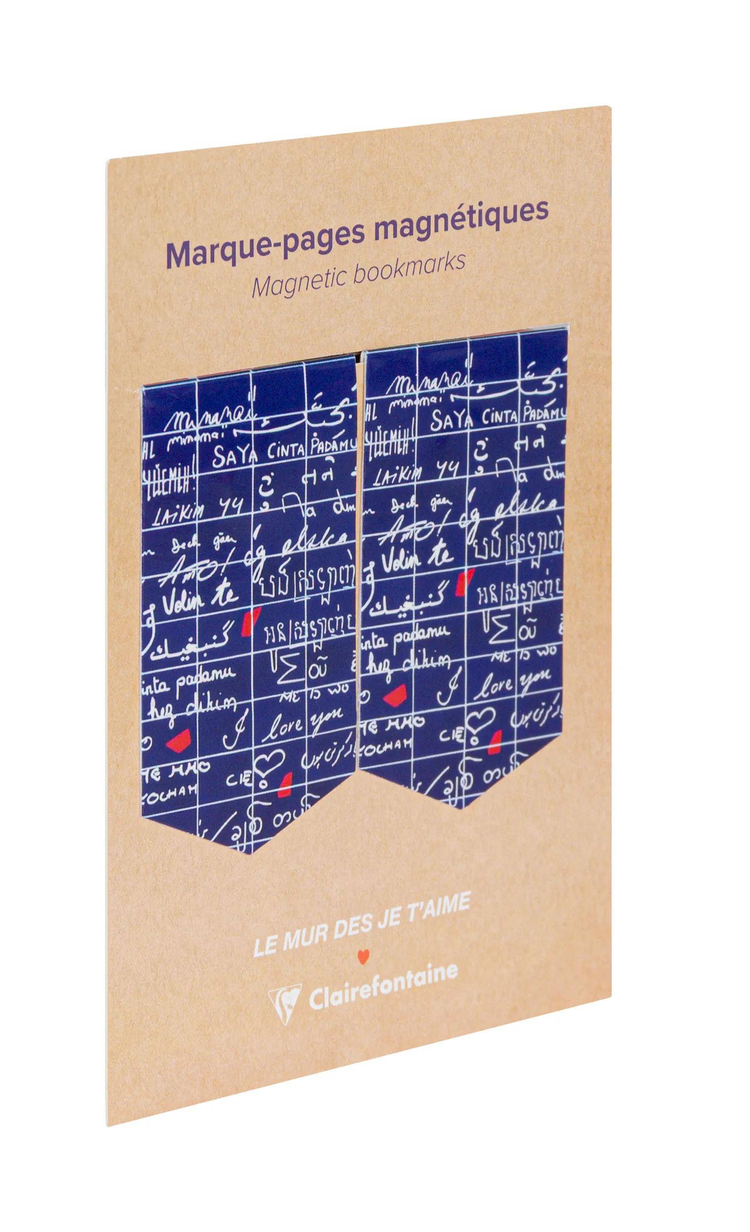 Clairefontaine 10x 2 magnetische Lesezeichen 10,5x15,5cm - 116325C