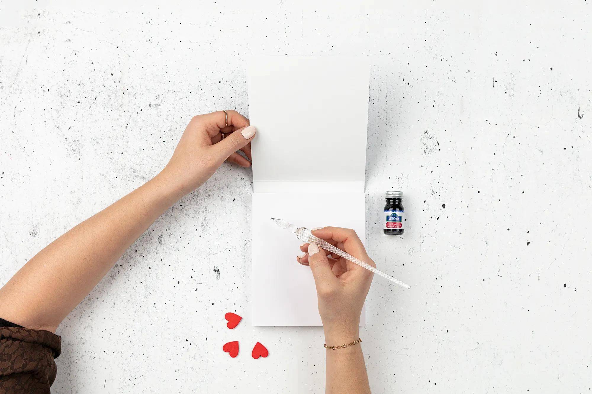 Clairefontaine 3x Le Mur des Je t'aime, Kalligrafieset 21x21 cm - 116329C
