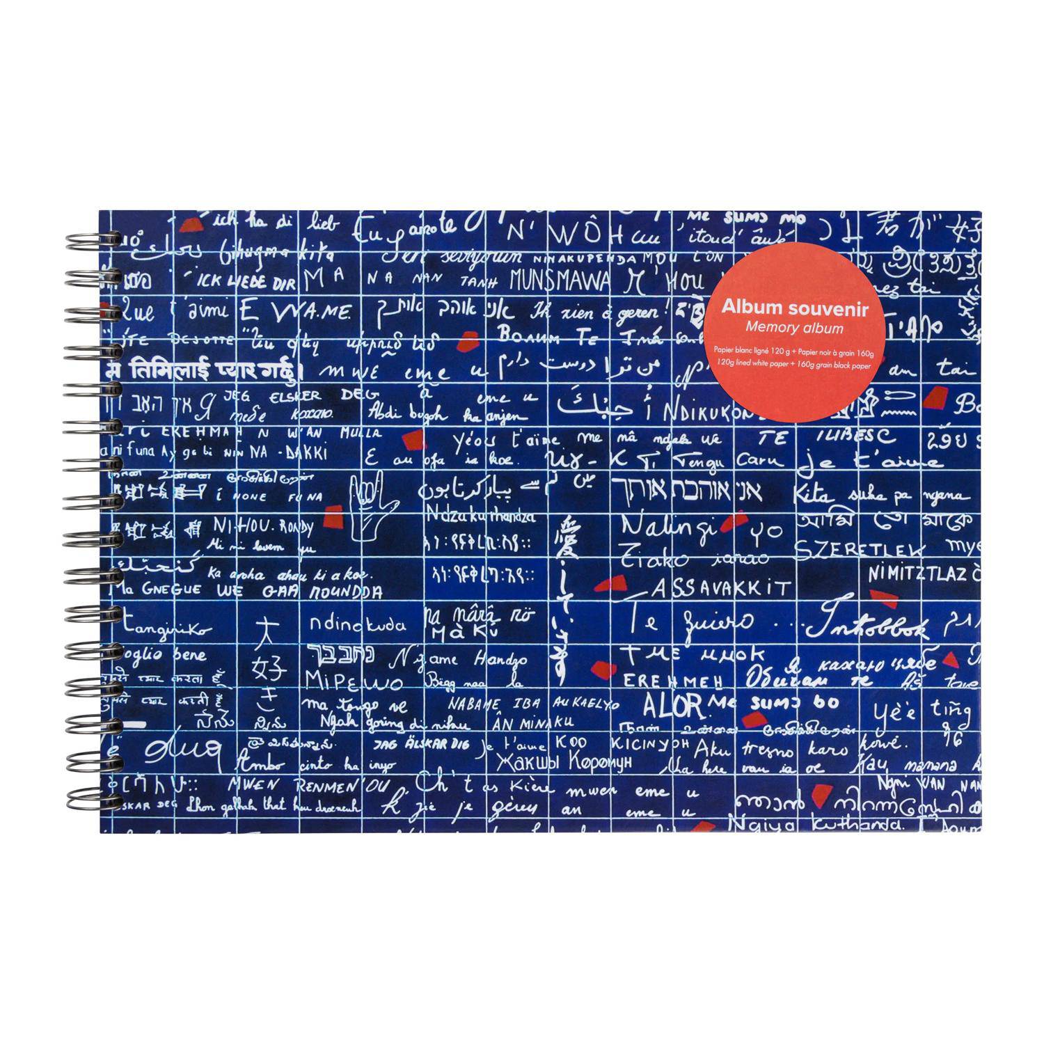 Clairefontaine 3x Tagebuch A4 21x29,7 cm, 40 Bl liniert + blanko 116320C