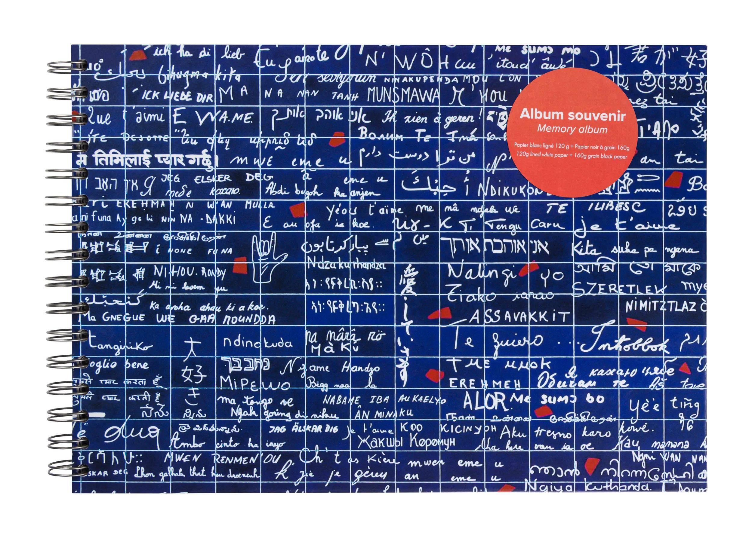 Clairefontaine 3x Tagebuch A4 21x29,7 cm, 40 Bl liniert + blanko 116320C