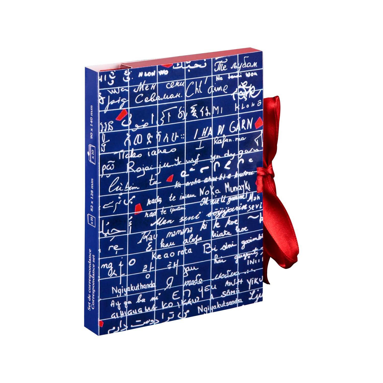 Clairefontaine 5x Le Mur des Je t'aime, Korrespondenzset 15,5x10 cm - 116322C