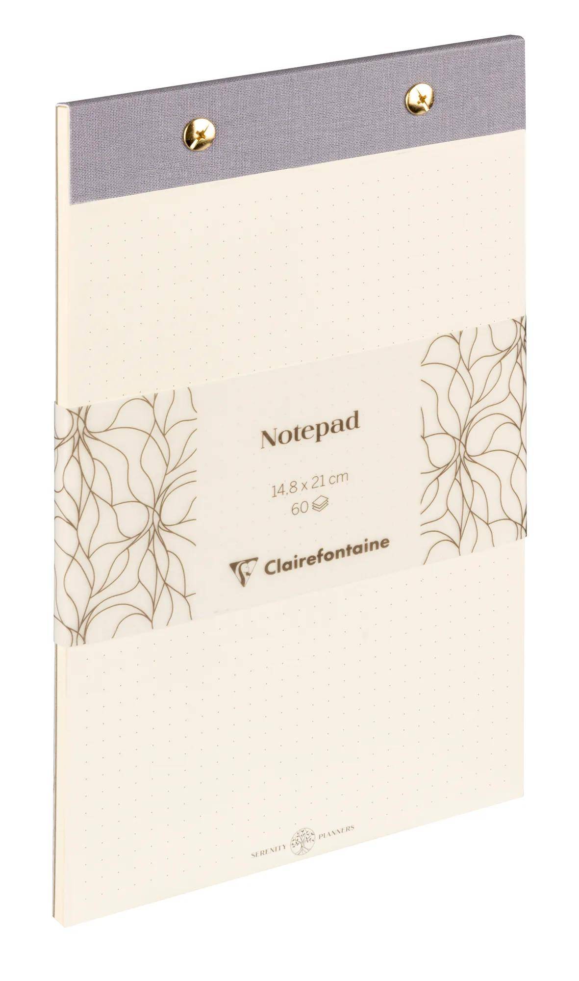 Clairefontaine 4x Notizblock A5 60 Bl punktkariert/dot, abtrennbar 116093C