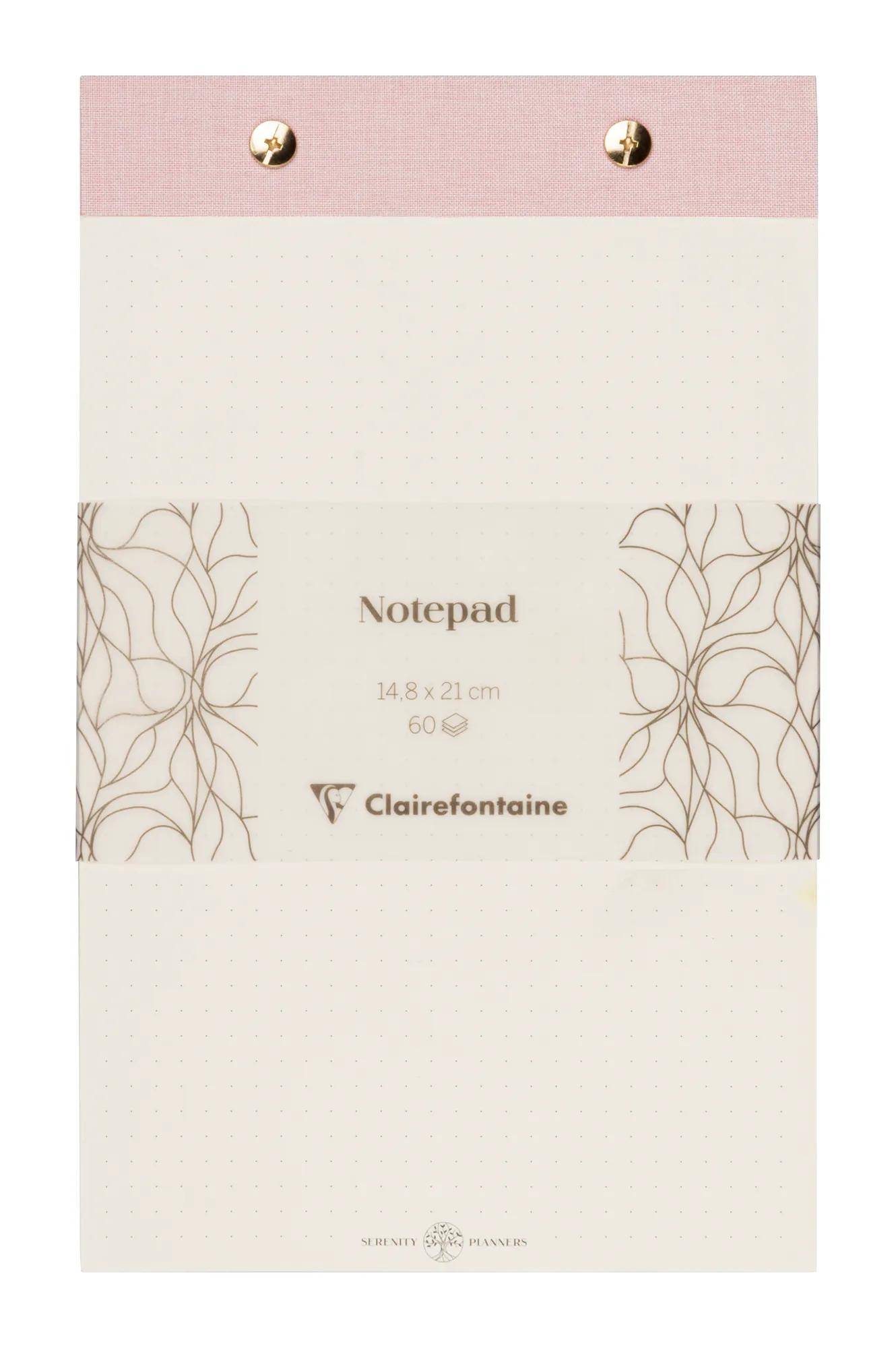 Clairefontaine 4x Notizblock A5 60 Bl punktkariert/dot, abtrennbar 116093C