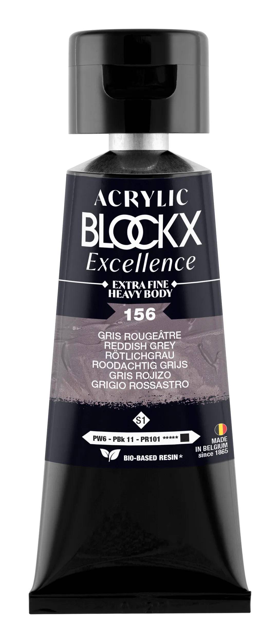 Blockx 3x Acryl EF Roetlichgrau S1 75 ml 71156BXC