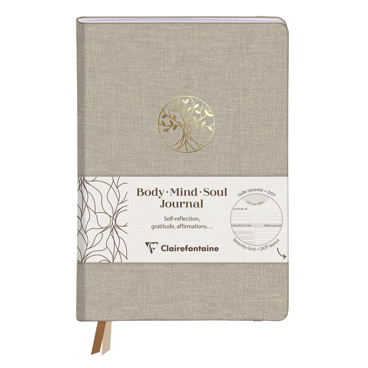 Clairefontaine 4x Notizbuch 14x21 cm, flexibler Einband, 96 Bl bedruckt 116091C