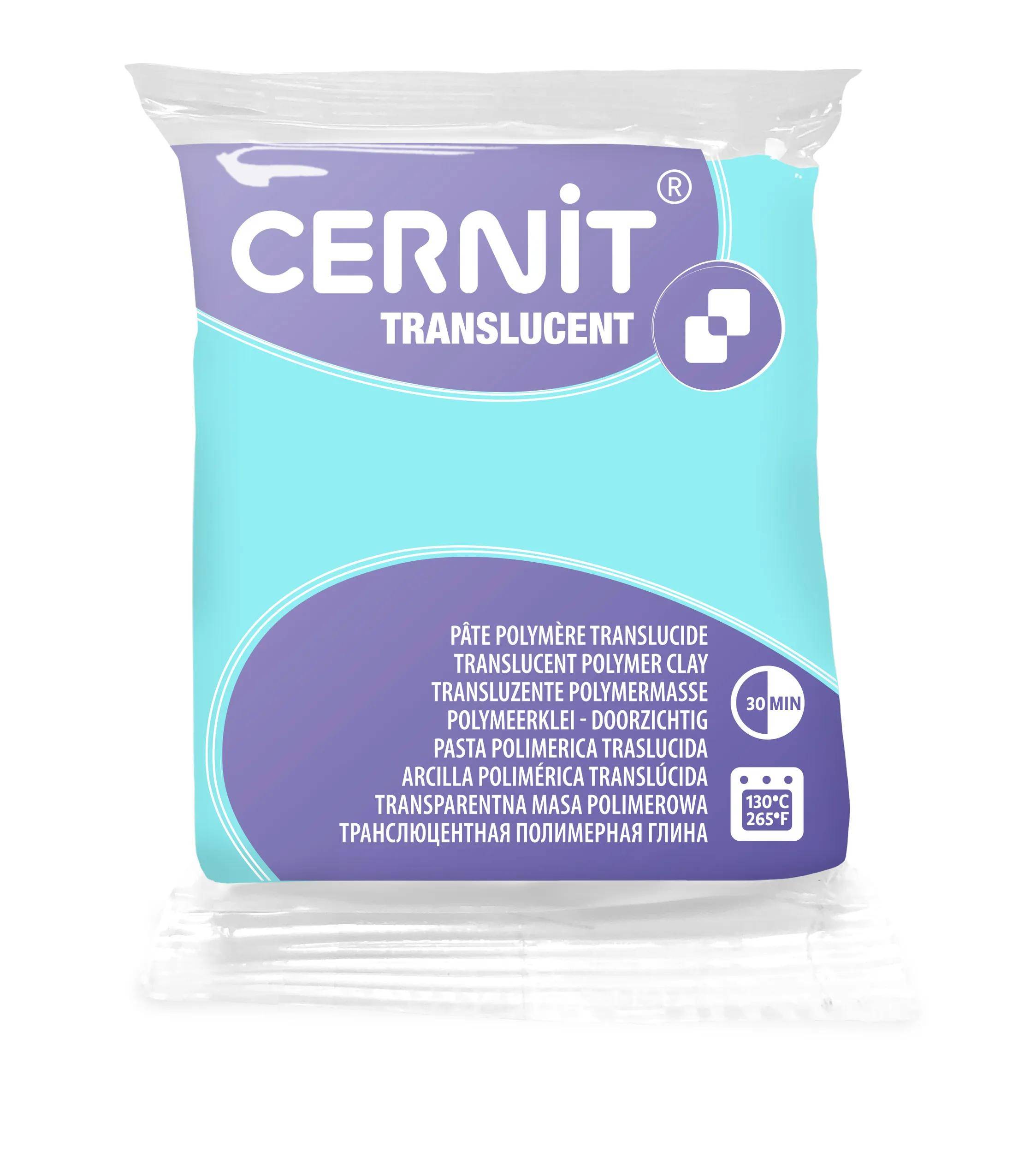 Cernit 6x Cernit Translucent 56 g Jade CE0920056641C