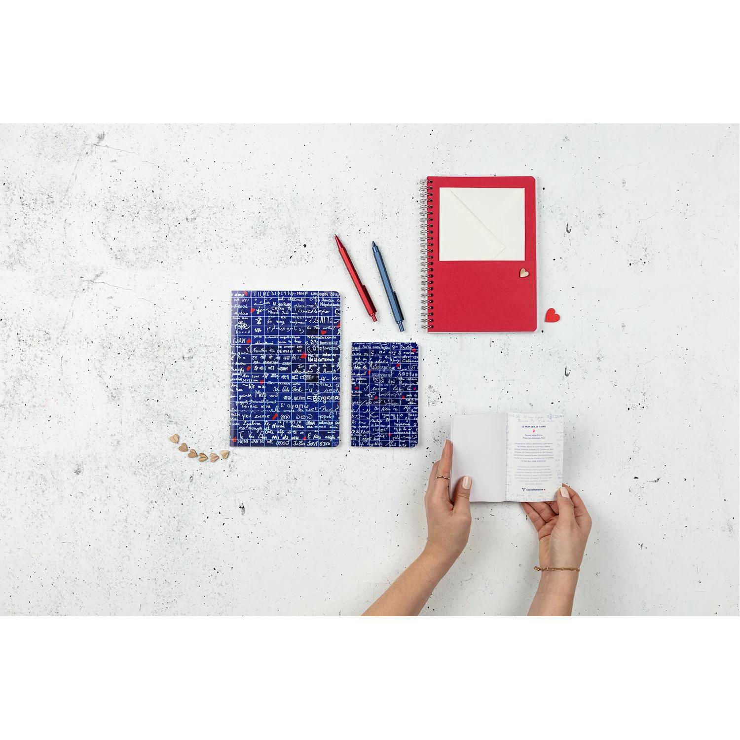 Clairefontaine 36x Notizheft Fadenbindung 7,5x12cm, 24 Blatt, blanko 90g 116311C