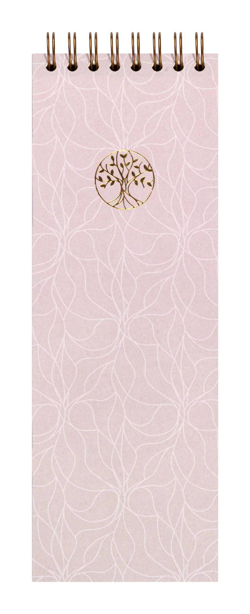 Clairefontaine 8x Liste, Block Doppelspirale 7,5x21 cm, 80 Bl bedruckt 116089C