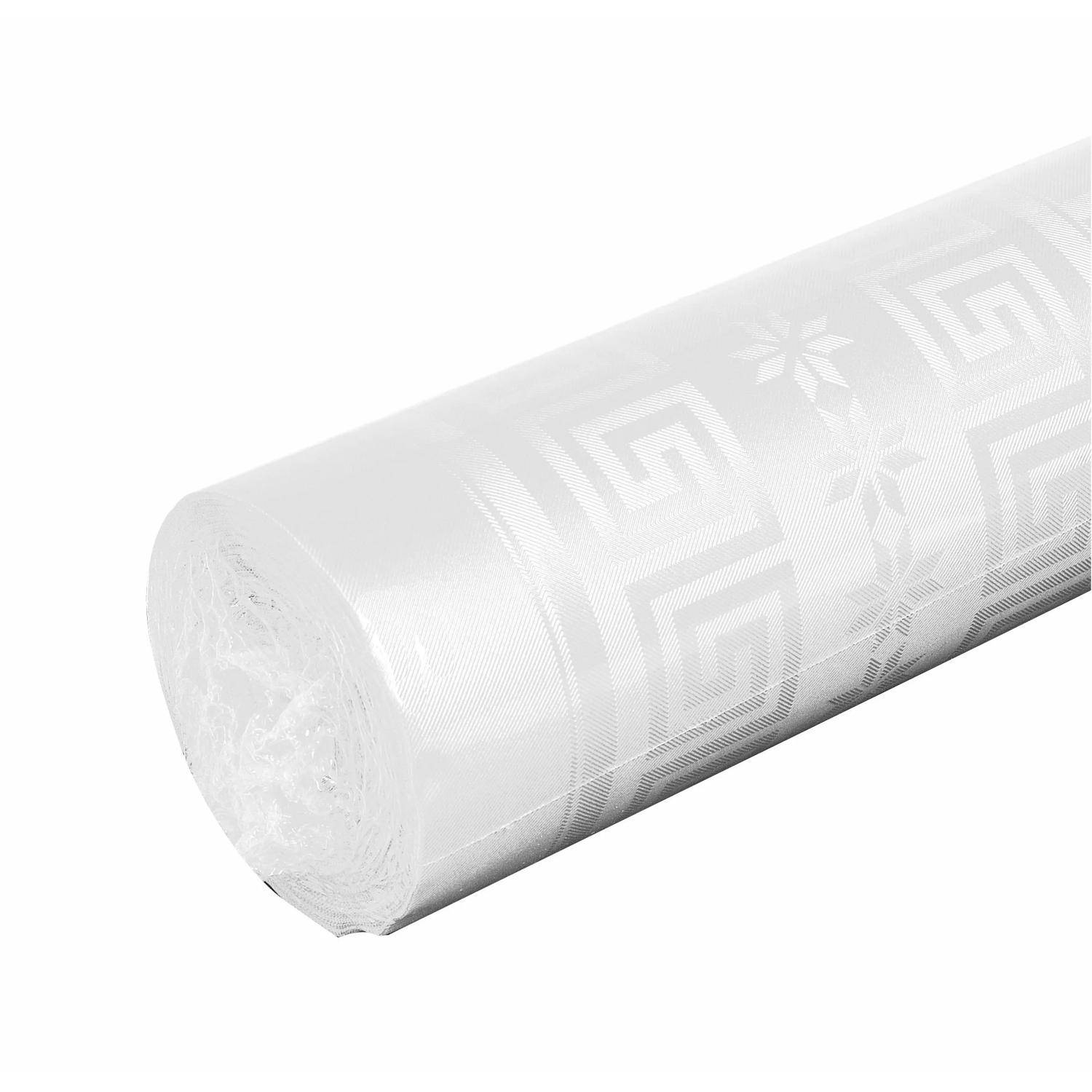 Pronappe 4x Papiertischdecke Rolle Damastprägung - 50x1,18m - Weiß RD265101I
