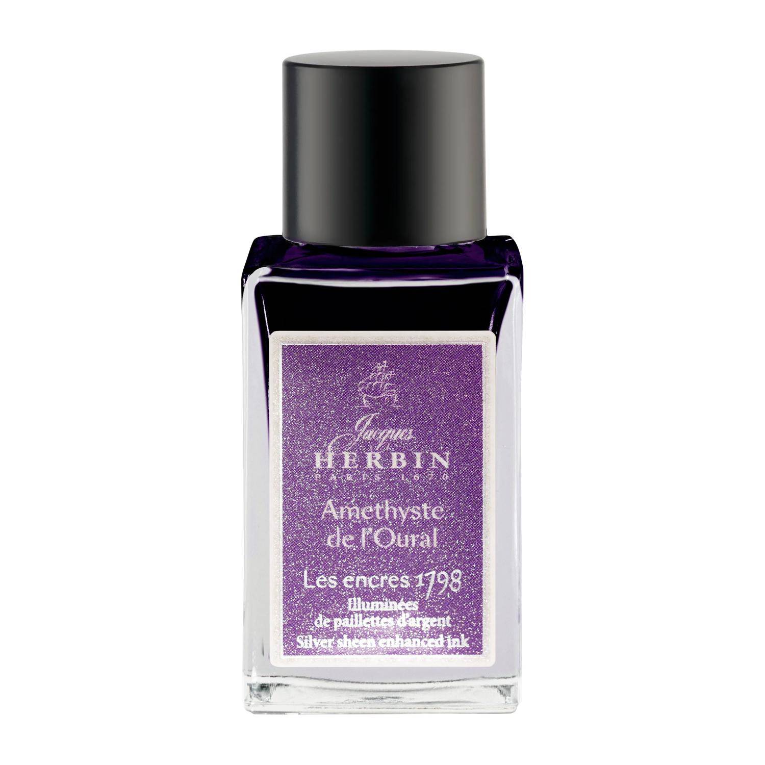 Jacques Herbin 3x Tinte 1798 Amethyst ausdemUral 15ml 16579JT
