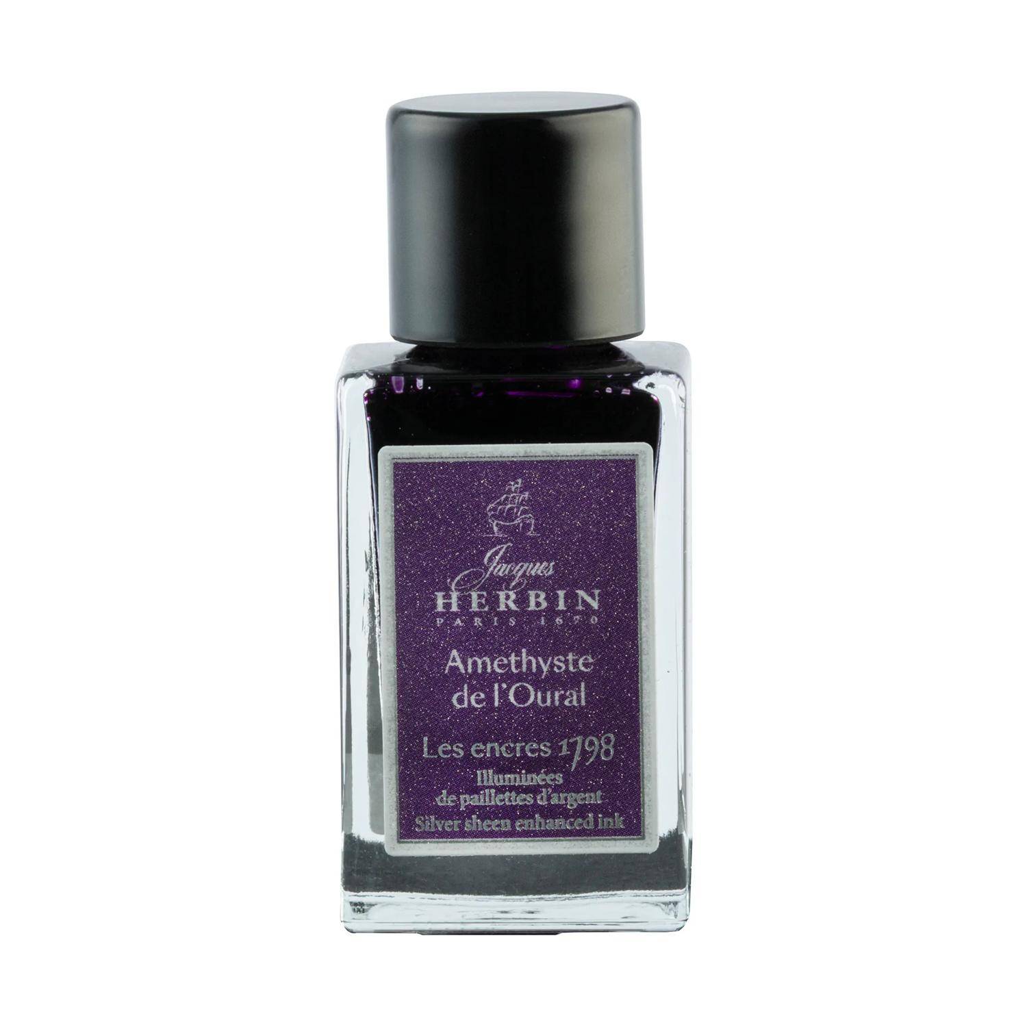 Jacques Herbin 3x Tinte 1798 Amethyst ausdemUral 15ml 16579JT