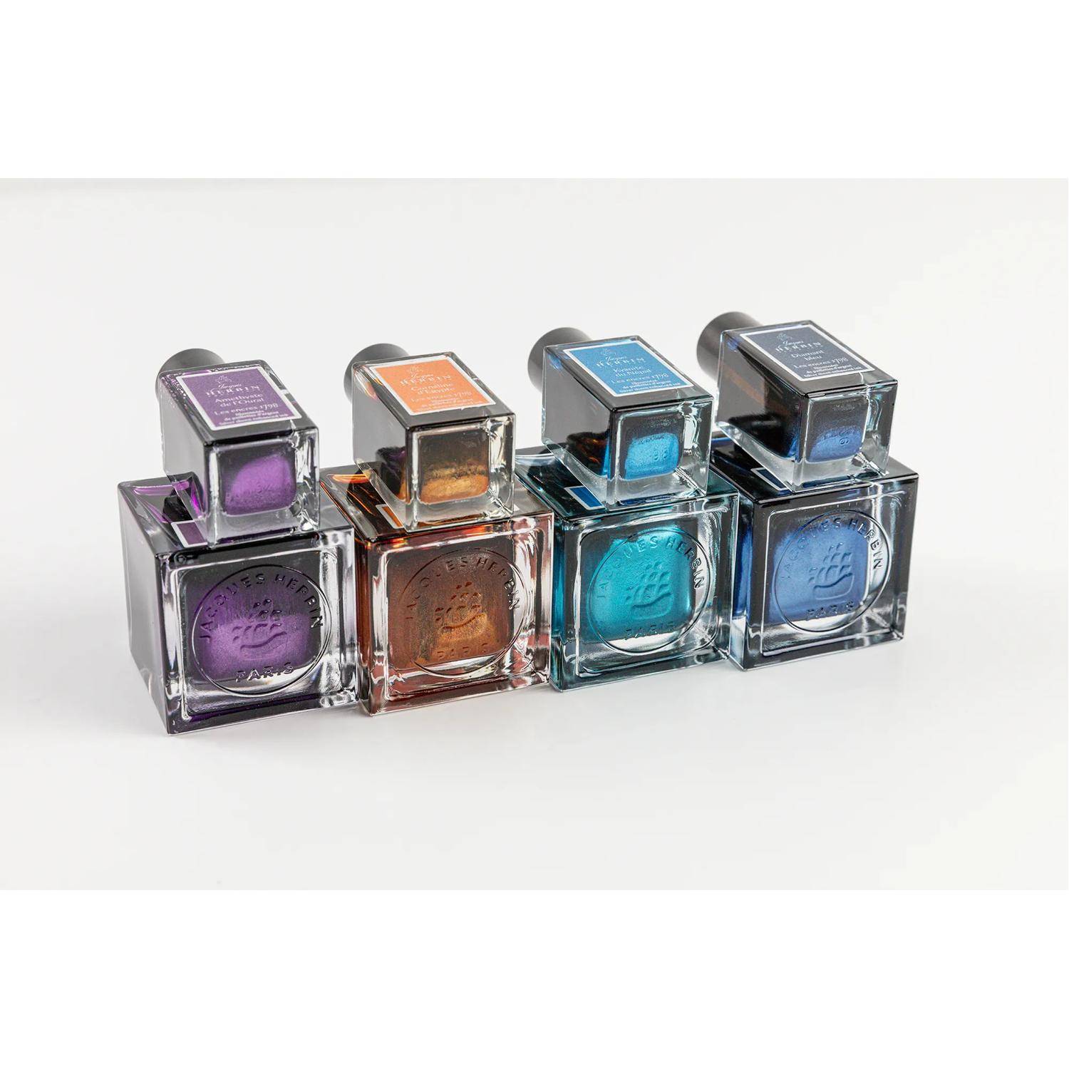 Jacques Herbin 3x Tinte 1798 # Diamant bleu 15 ml 16519JT