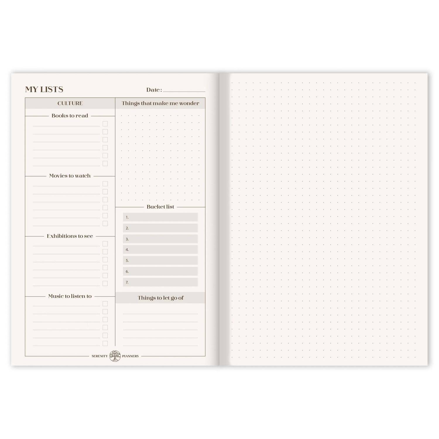 Clairefontaine 9x Bucket list Planer, Buch A5, 32 Bl 90g bedruckt 116084C