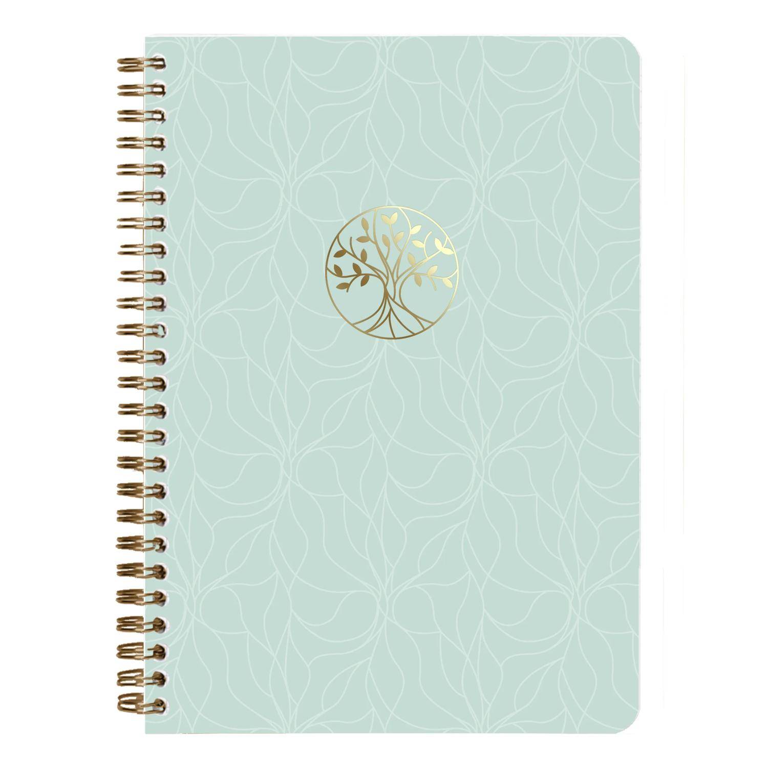 Clairefontaine 4x Notizbuch A5 mit Doppelspirale, 74 Bl liniert 90g 116085C