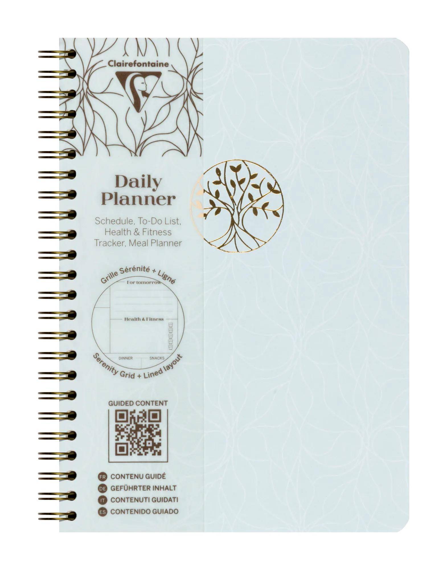 Clairefontaine 4x Inspire, Daily planner A5, Buch, 74 Bl 90g bedruckt 116086C