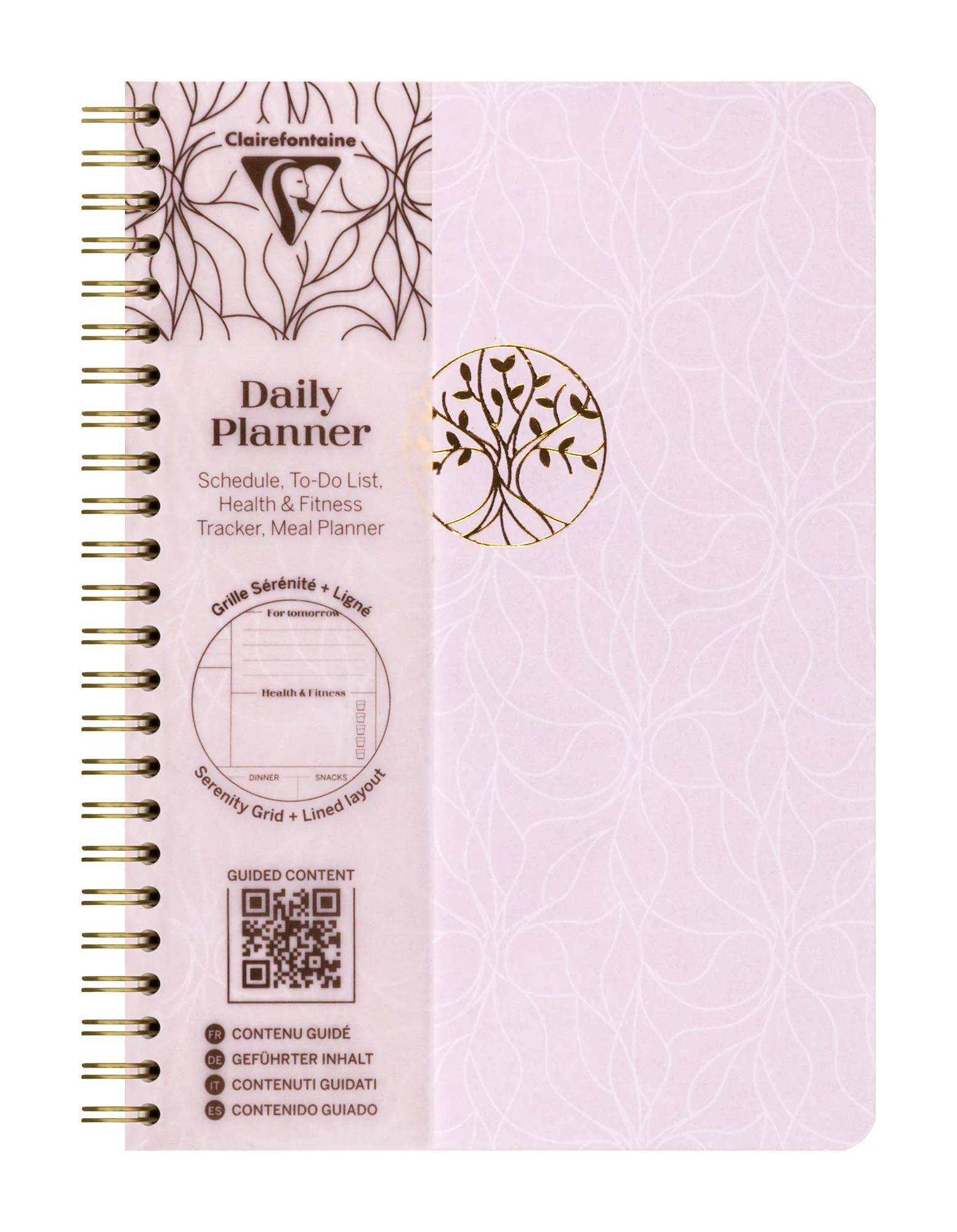 Clairefontaine 4x Inspire, Daily planner A5, Buch, 74 Bl 90g bedruckt 116086C