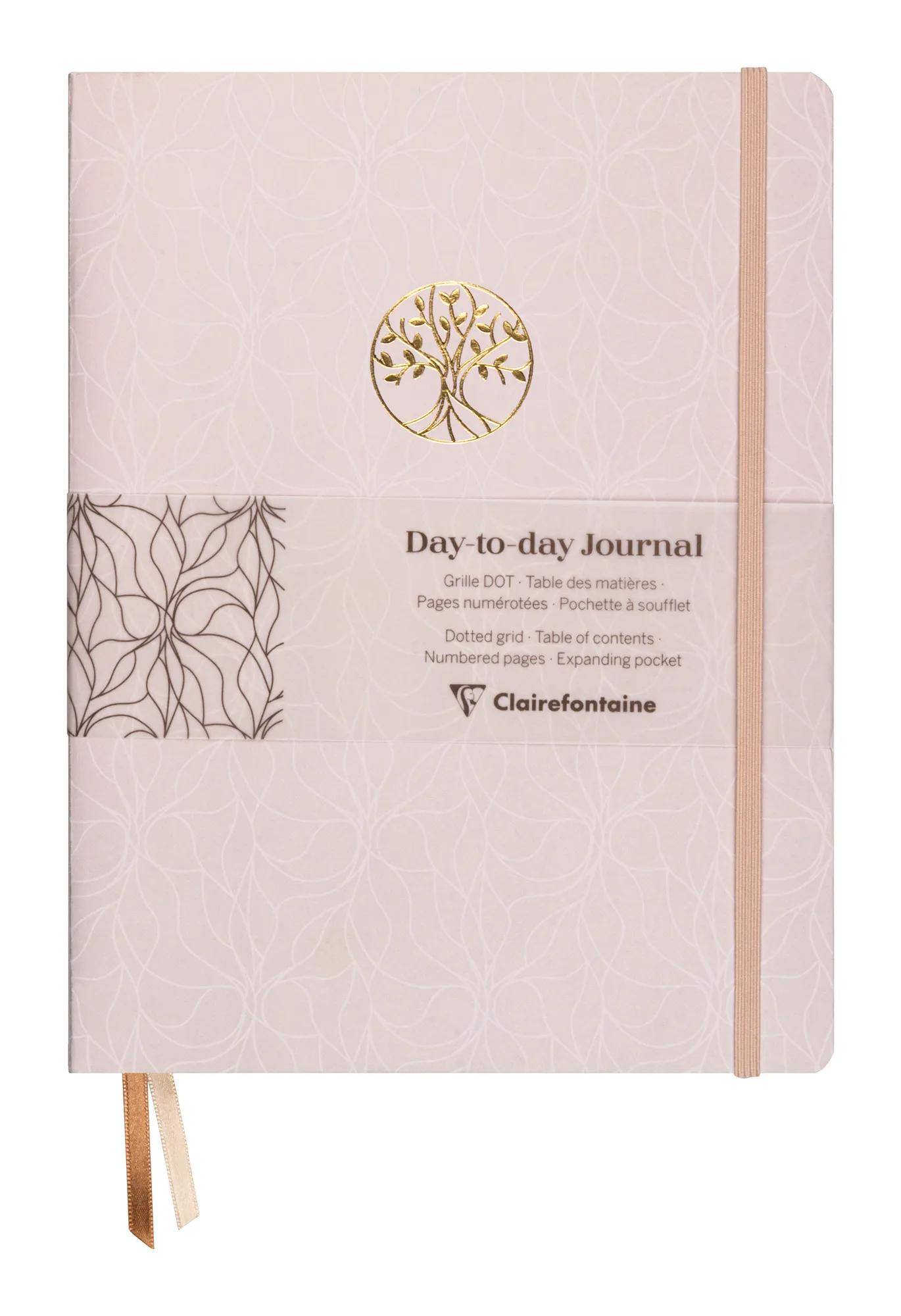 Clairefontaine 4x DaytoDay Journal 19x25 cm, 96 Bl punktkariert/dot 90g 116087C