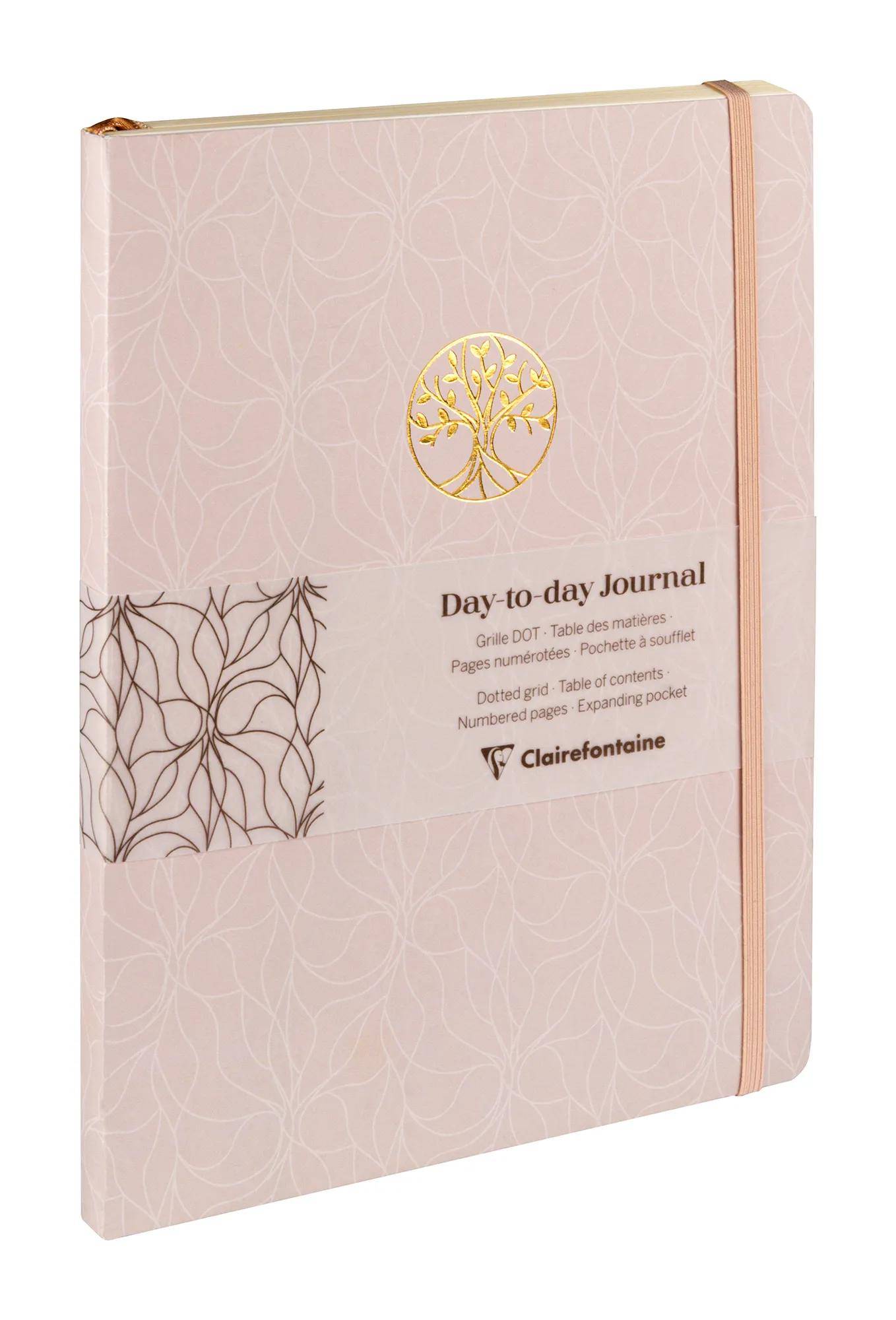 Clairefontaine 4x DaytoDay Journal 19x25 cm, 96 Bl punktkariert/dot 90g 116087C