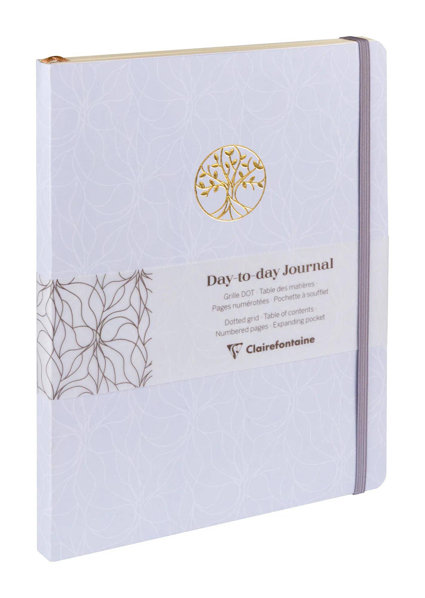Clairefontaine 4x DaytoDay Journal 19x25 cm, 96 Bl punktkariert/dot 90g 116087C