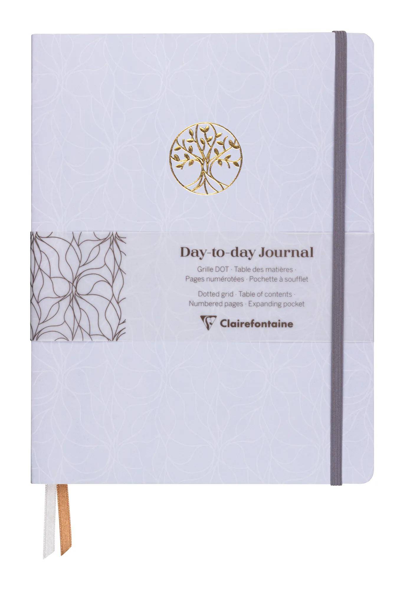 Clairefontaine 4x DaytoDay Journal 19x25 cm, 96 Bl punktkariert/dot 90g 116087C