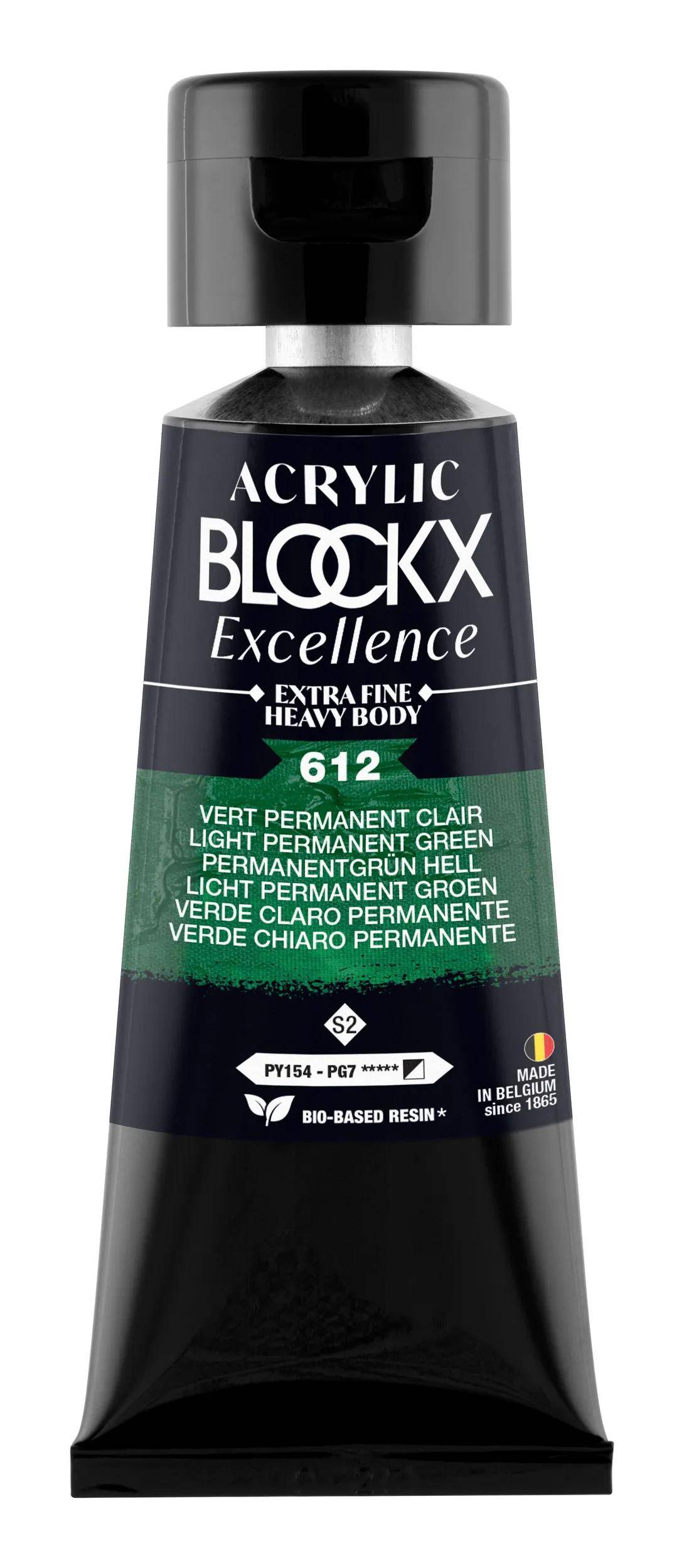 Blockx 3x Acryl EF PermaGruen hell S2 75 ml 71612BXC