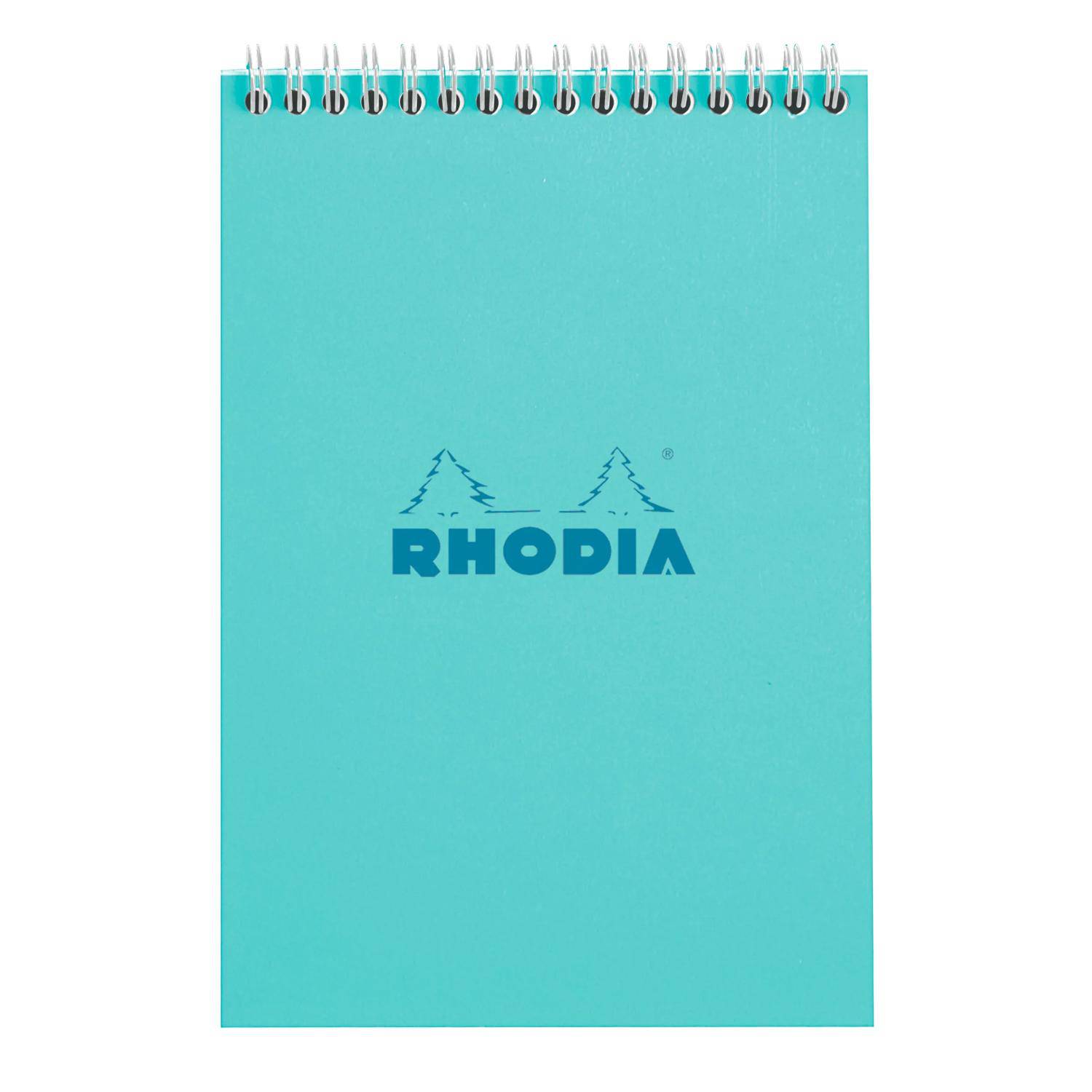 Clairefontaine 5x Rhodia Block A5 Azurblau Lin 80Bl 118415C