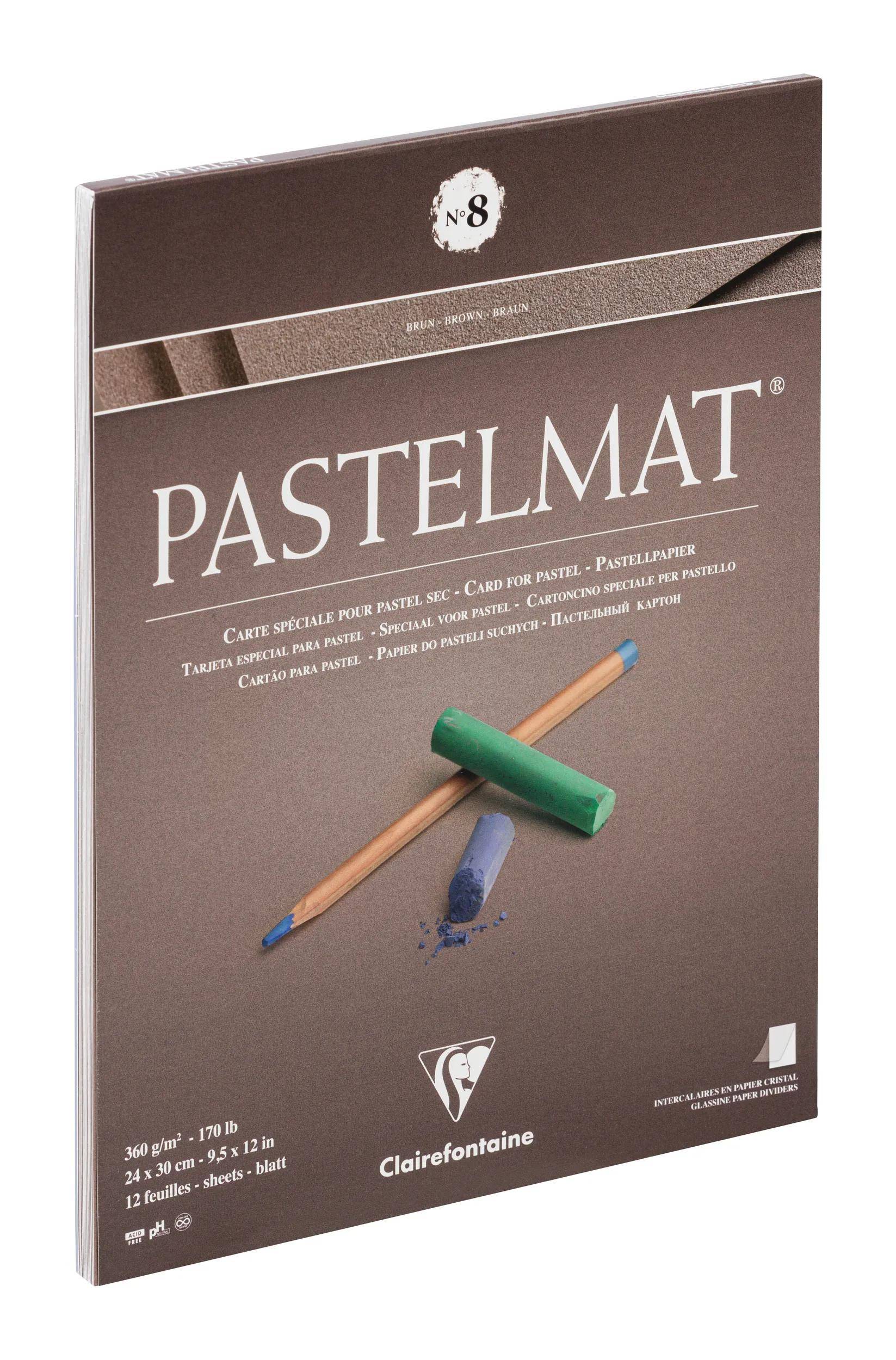 Clairefontaine Pastelmat Nr.8 24x30 12 Bl 360 g 96014C