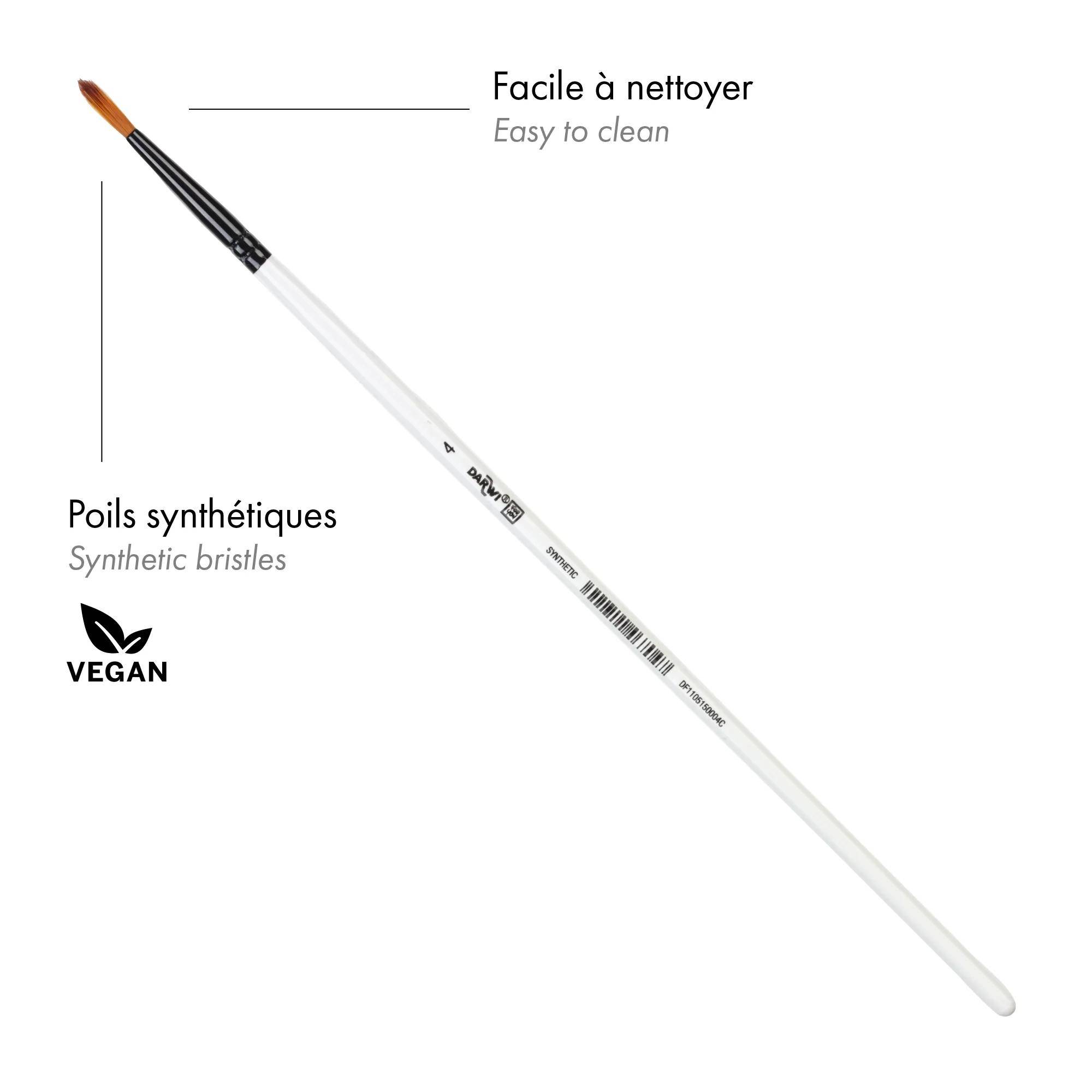 Darwi 12x DFY Rundpinsel 3 mm T 4 DF1105150004C