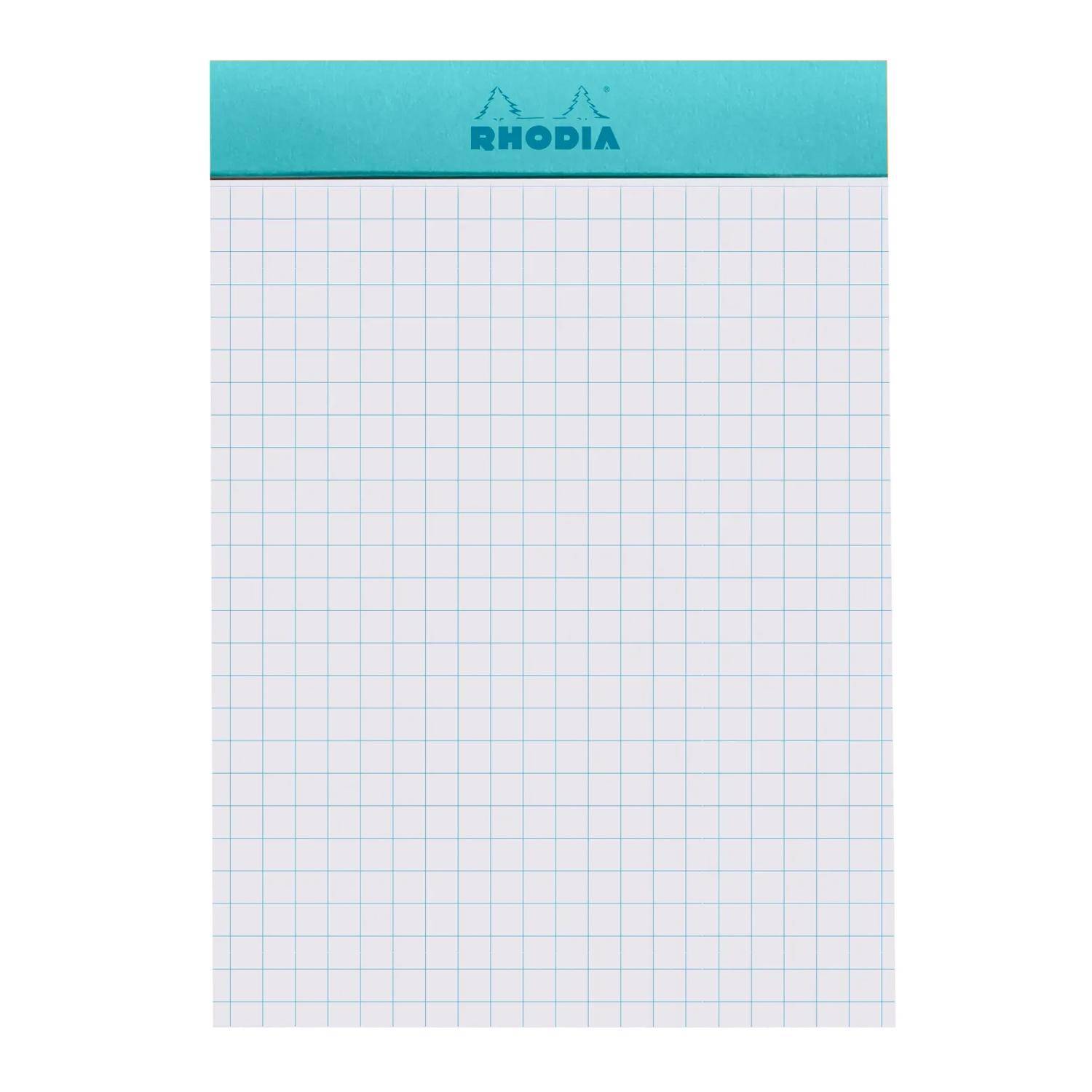 Clairefontaine 10x Rhodia Gehe Block Azur Nr. 13 Kar 80Bl 13301C