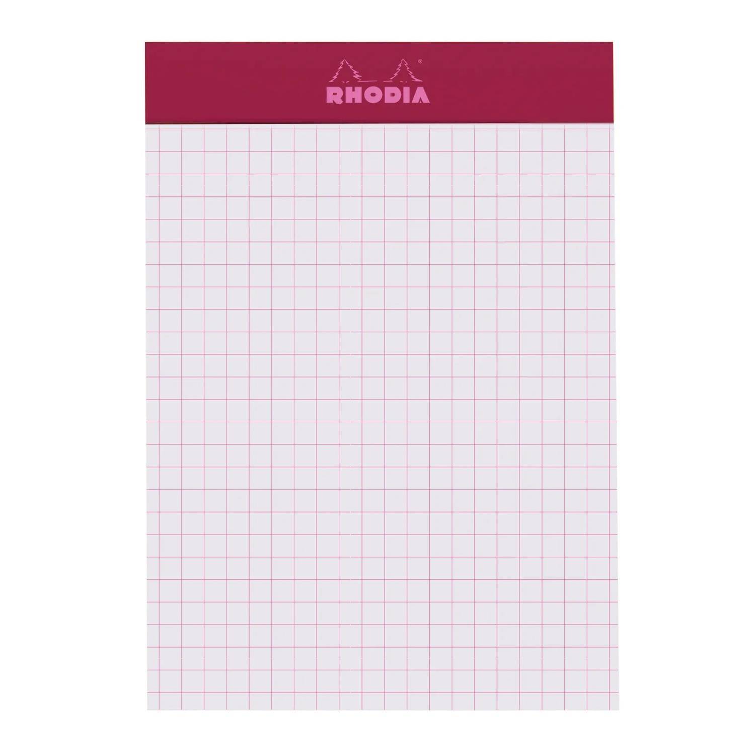 Clairefontaine 10x Rhodia Gehe Block Pflaume Nr 13 Kar 80Bl 13302C
